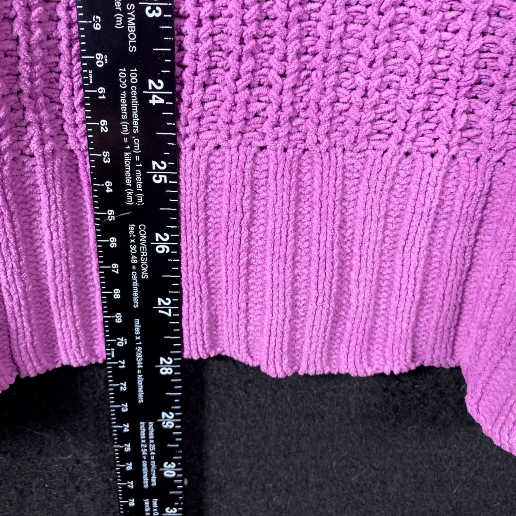 Vintage Aerie Sweater Women's Pullover Turtleneck Knit Oversized Casual Workwear Cozy Soft Chunky-Knit Medium Purple Size M / US 6-8 / IT 42-44 - 7 Thumbnail