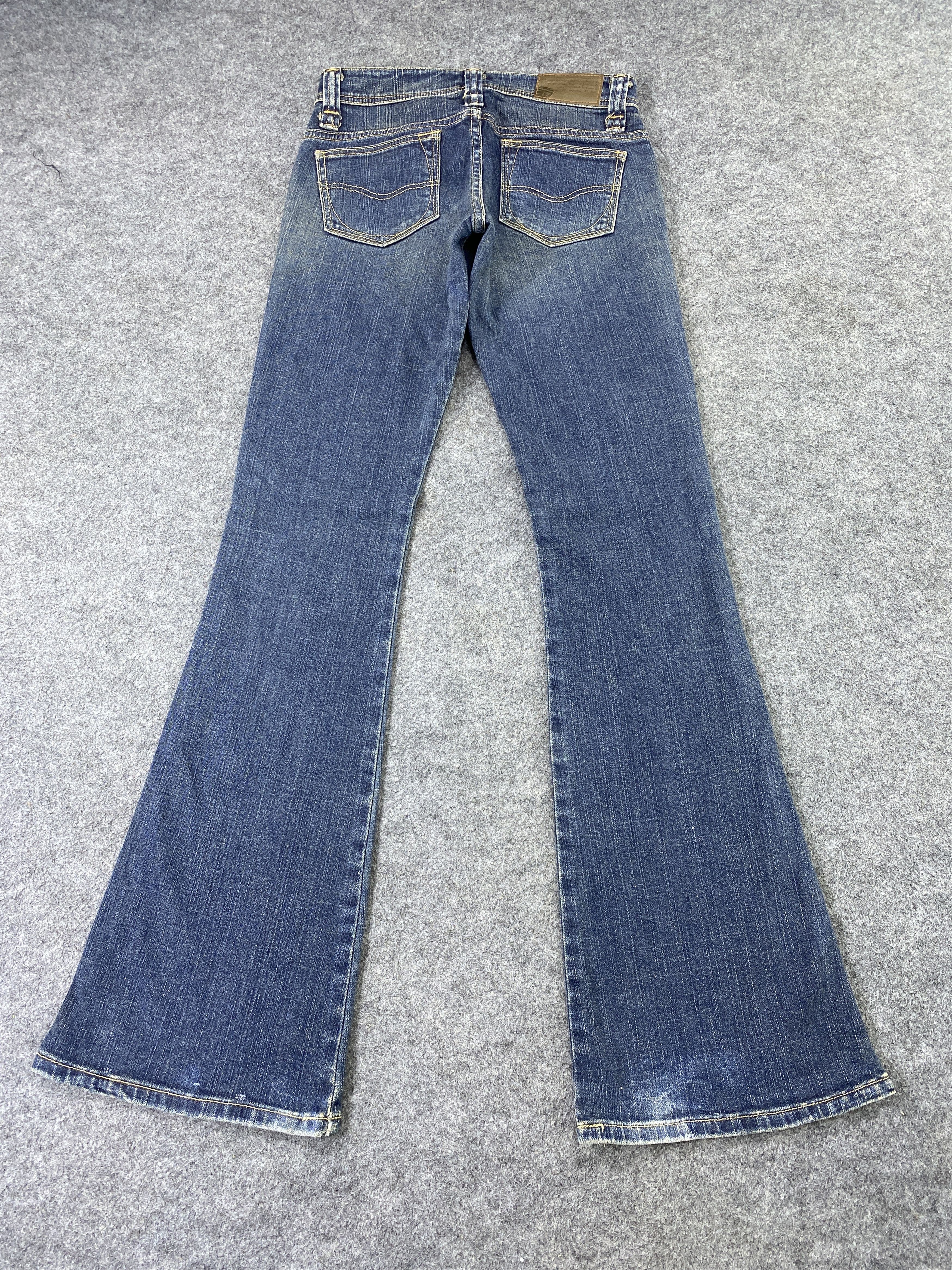 Japanese Brand C-seventeen Blue Wash bootcut Jeans - J1068 Size 27" / US 4 / IT 40 - 4 Thumbnail