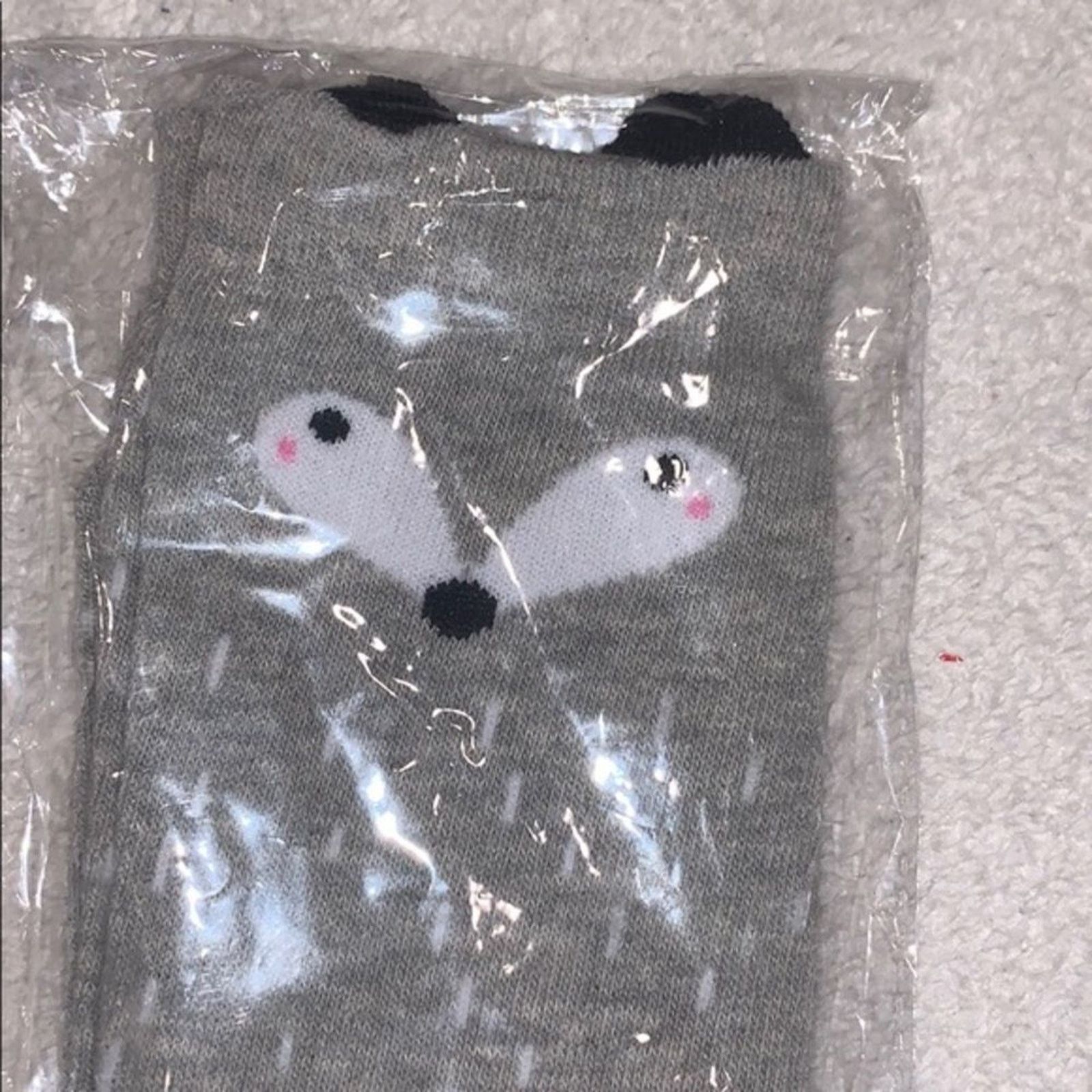 Other UK Grey Litter Critter Socks | Sz OS, NWOT Size ONE SIZE - 3 Thumbnail