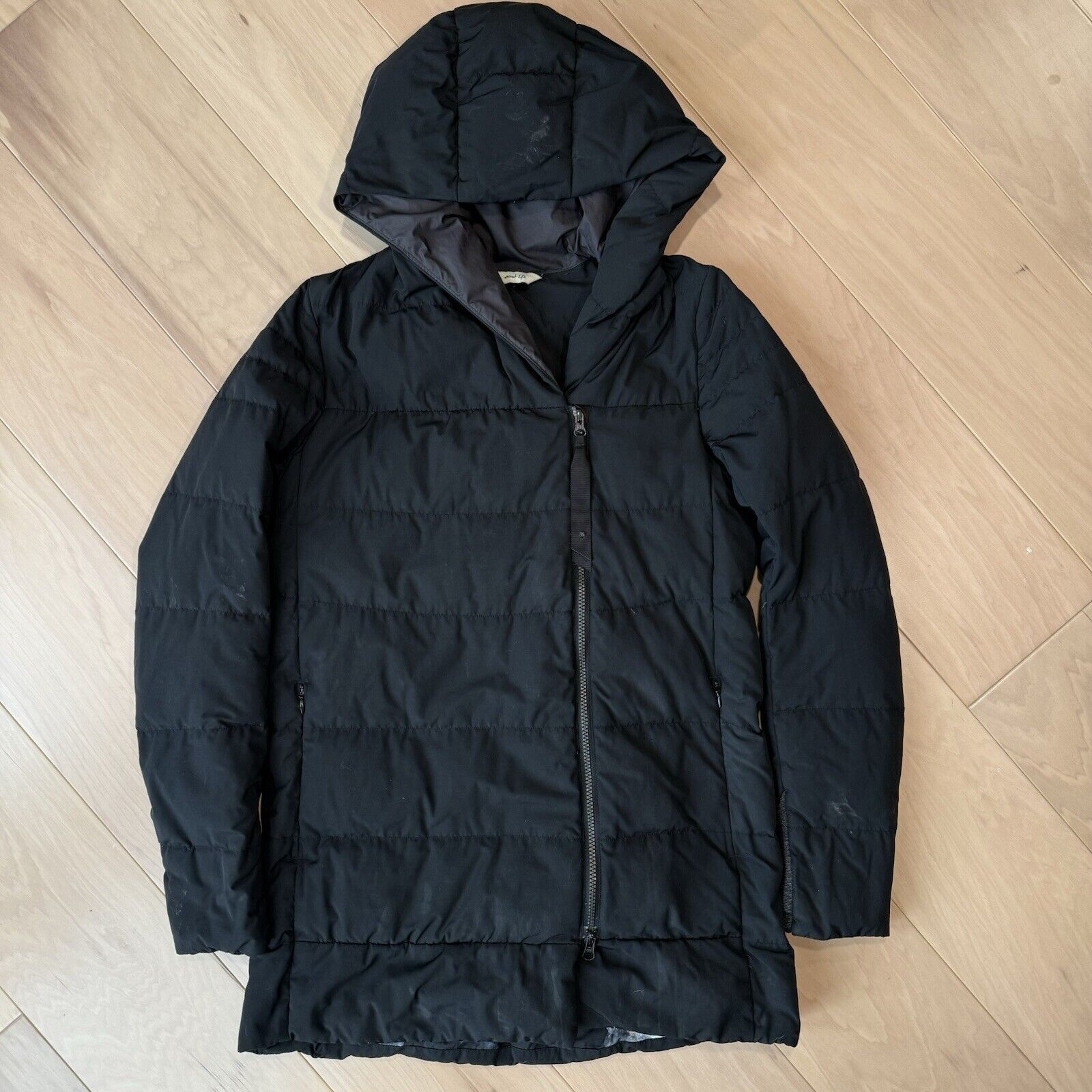 Lululemon Sportswear Lululemon Puffy Blanket Jacket Women s 4 Black Full Zip Down Grailed