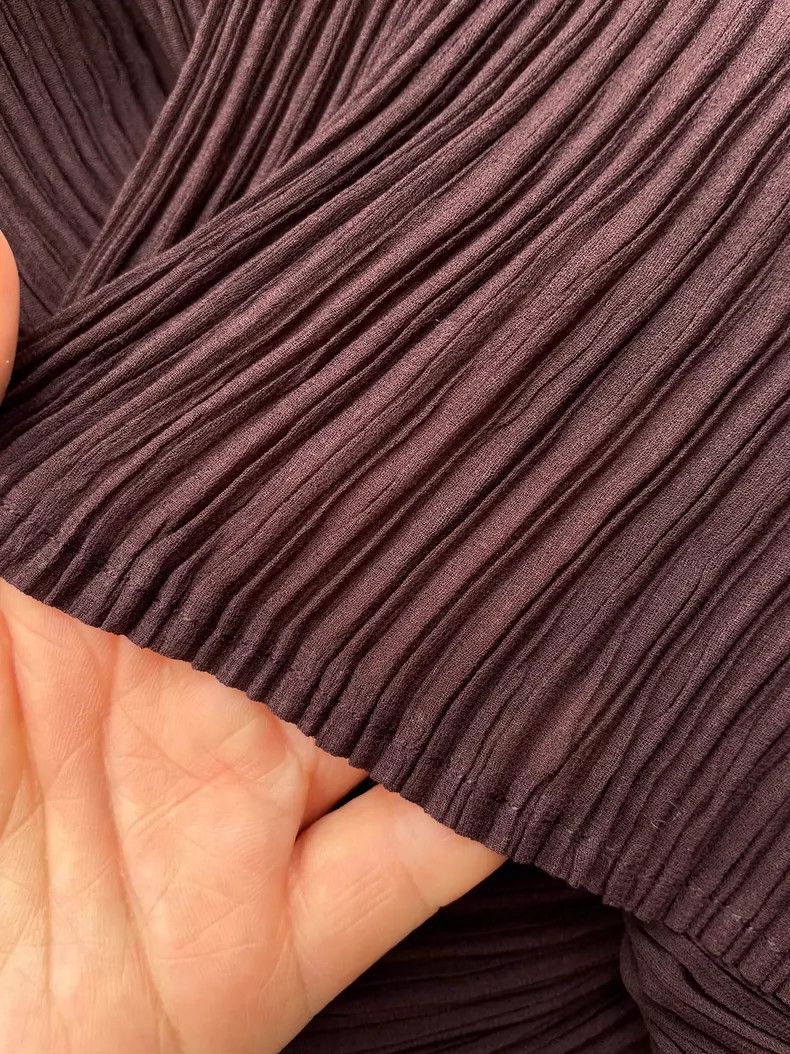 Issey Miyake Issey Miyake size:M Brown main line skirt Size 22" - 5 Thumbnail