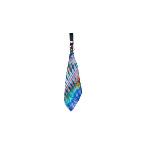 image of Amiri Multicolored Tie Dye Bandana Keychain Size Os, Women's