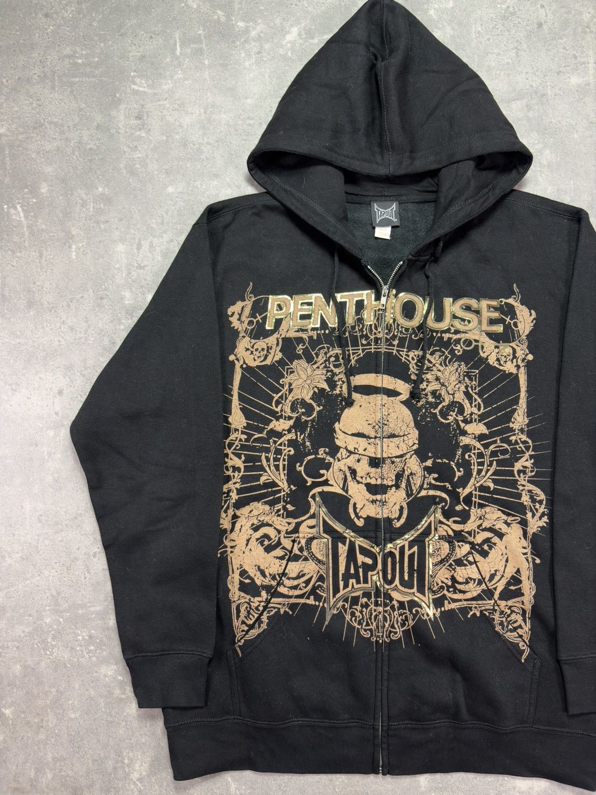 Tapout Tapout Penthouse Big Logo Baggy Printed Zip Hoodie L XL Size US XL / EU 56 / 4 - 3 Thumbnail