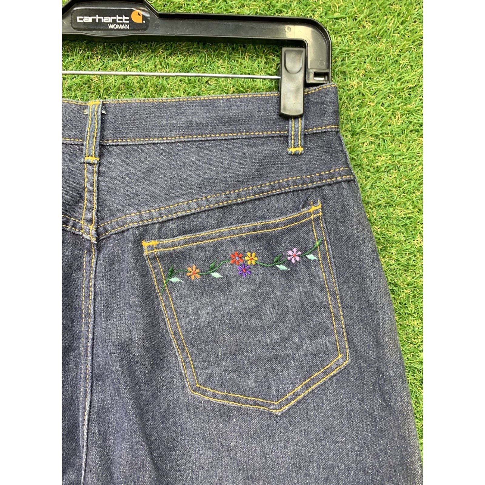 Vintage Vintage Montgomery Ward Jeans Womens 16 Regular 30x34 Denim Blue Mod Go-Go 1980s Womens Jeans Size 38" / US 16 / IT 52 - 3 Thumbnail