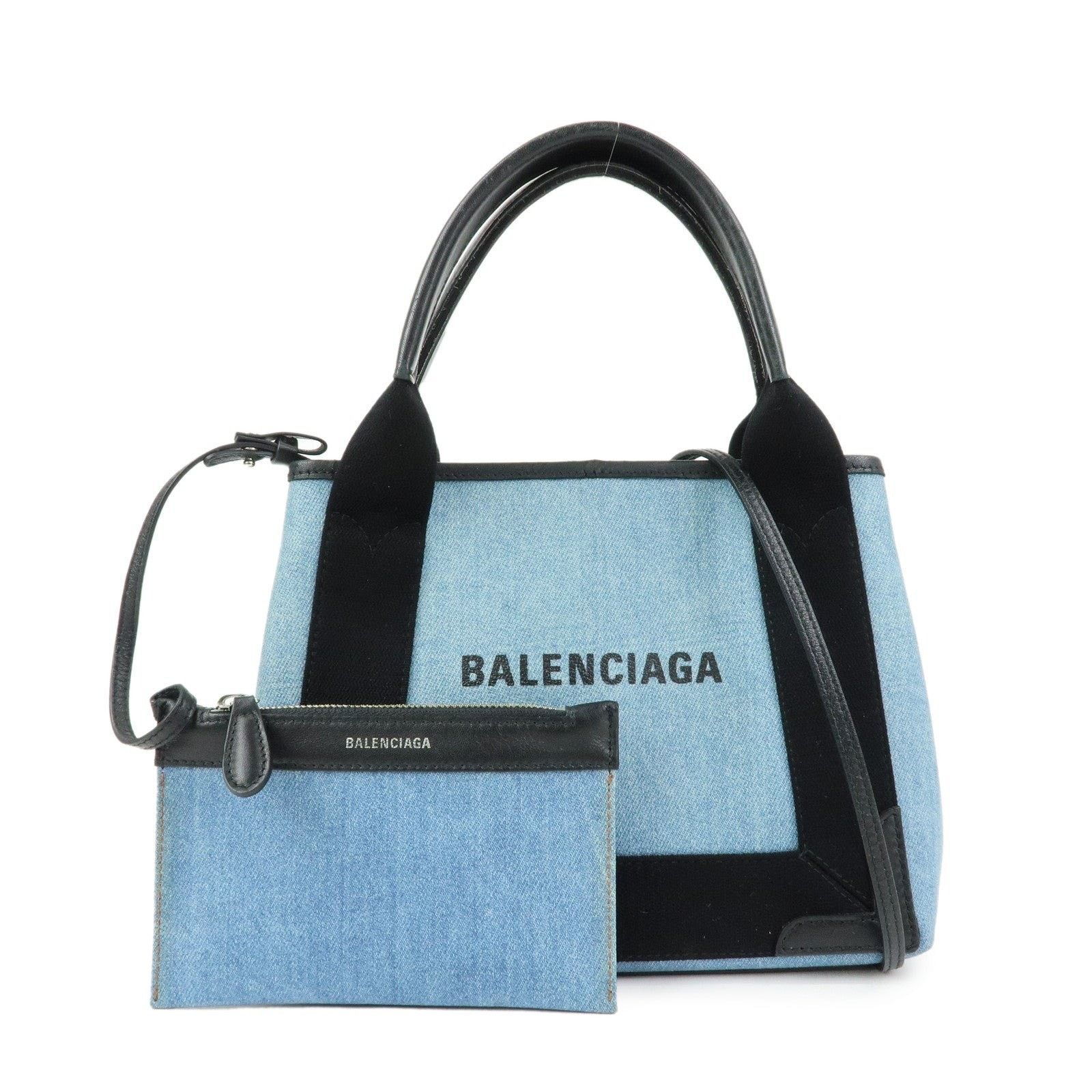 Balenciaga Balenciaga Cabas XS Denim Tote Blue Size ONE SIZE - 1 Thumbnail