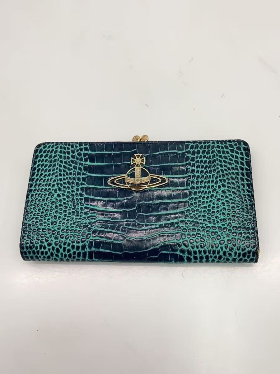 Vivienne Westwood Crocodile Embossed Orb Wallet Size ONE SIZE - 1 Thumbnail