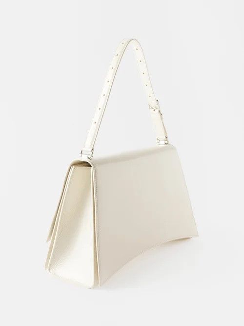Balenciaga o1mt1gz0824 Size: OS / Crush Medium Sling Bag in Cream Size ONE SIZE - 3 Thumbnail