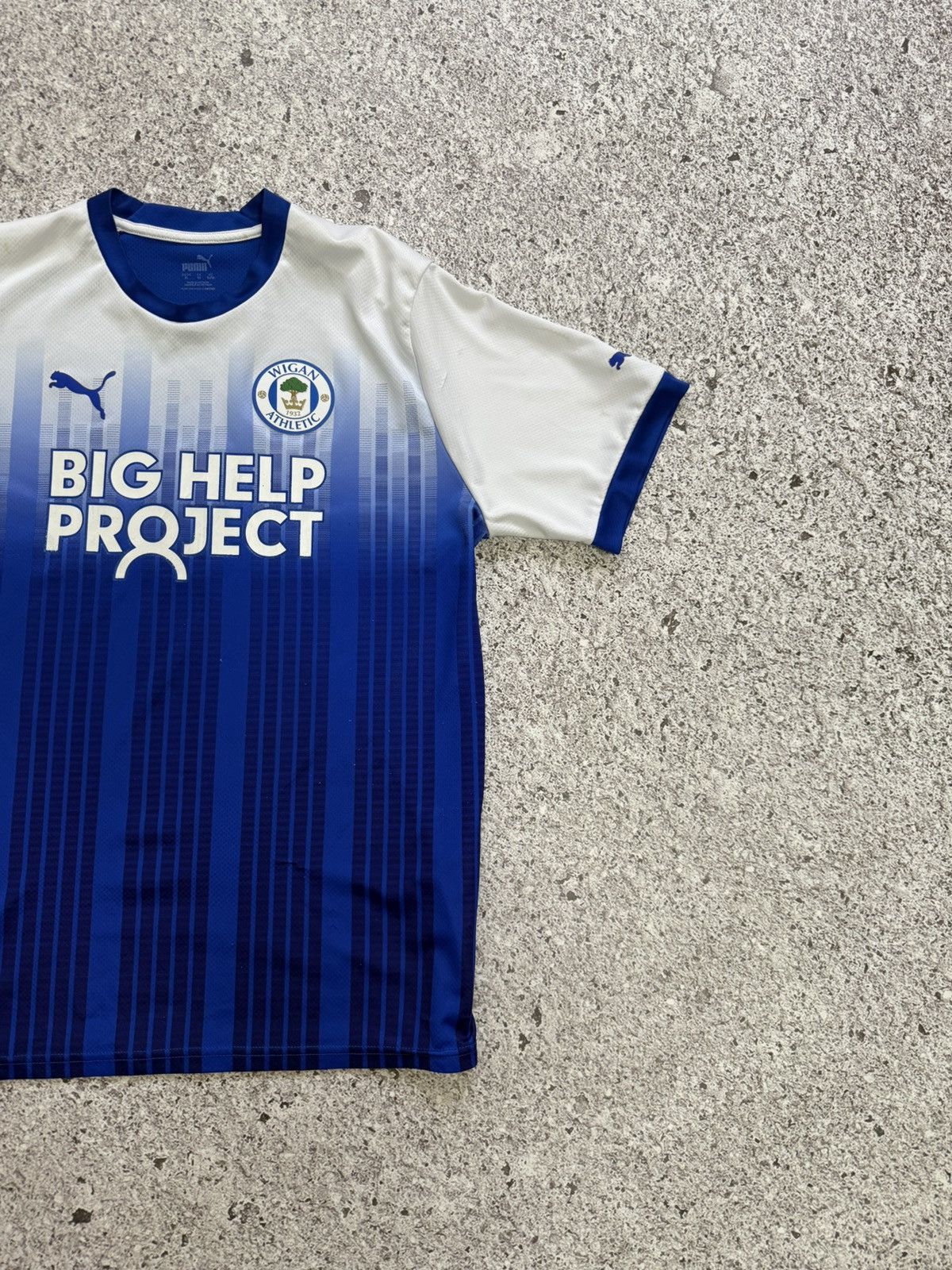 Puma × Vintage Vintage Puma Wigan Athletic 2022 2023 Home Soccer Jersey Size US XL / EU 56 / 4 - 4 Thumbnail