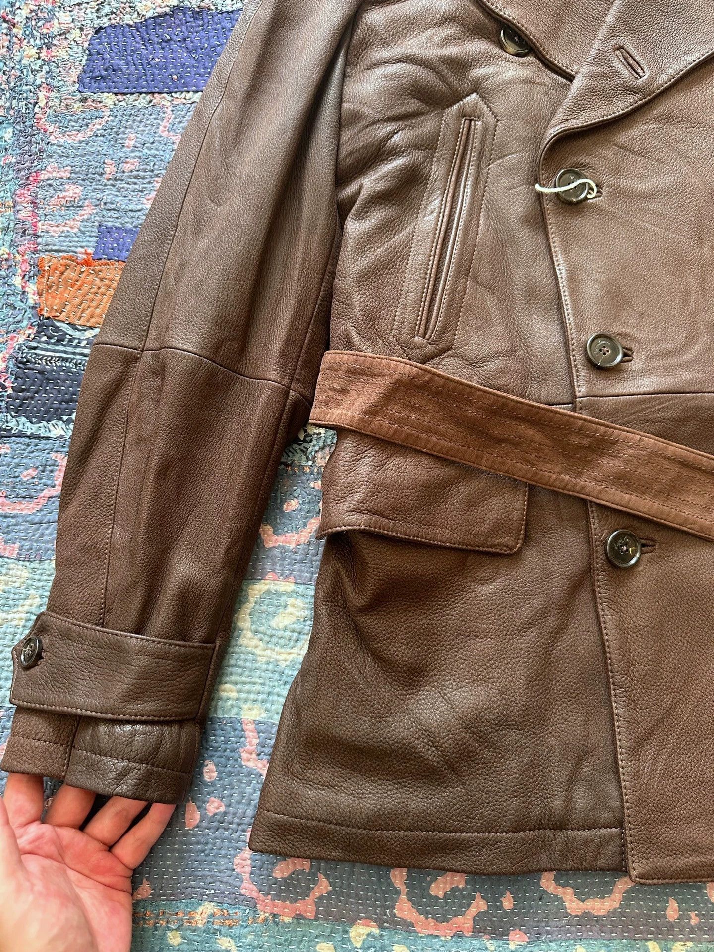 Ralph Lauren Ralph Lauren Purple Label Deerskin Coat XL Size US XL / EU 56 / 4 - 3 Thumbnail