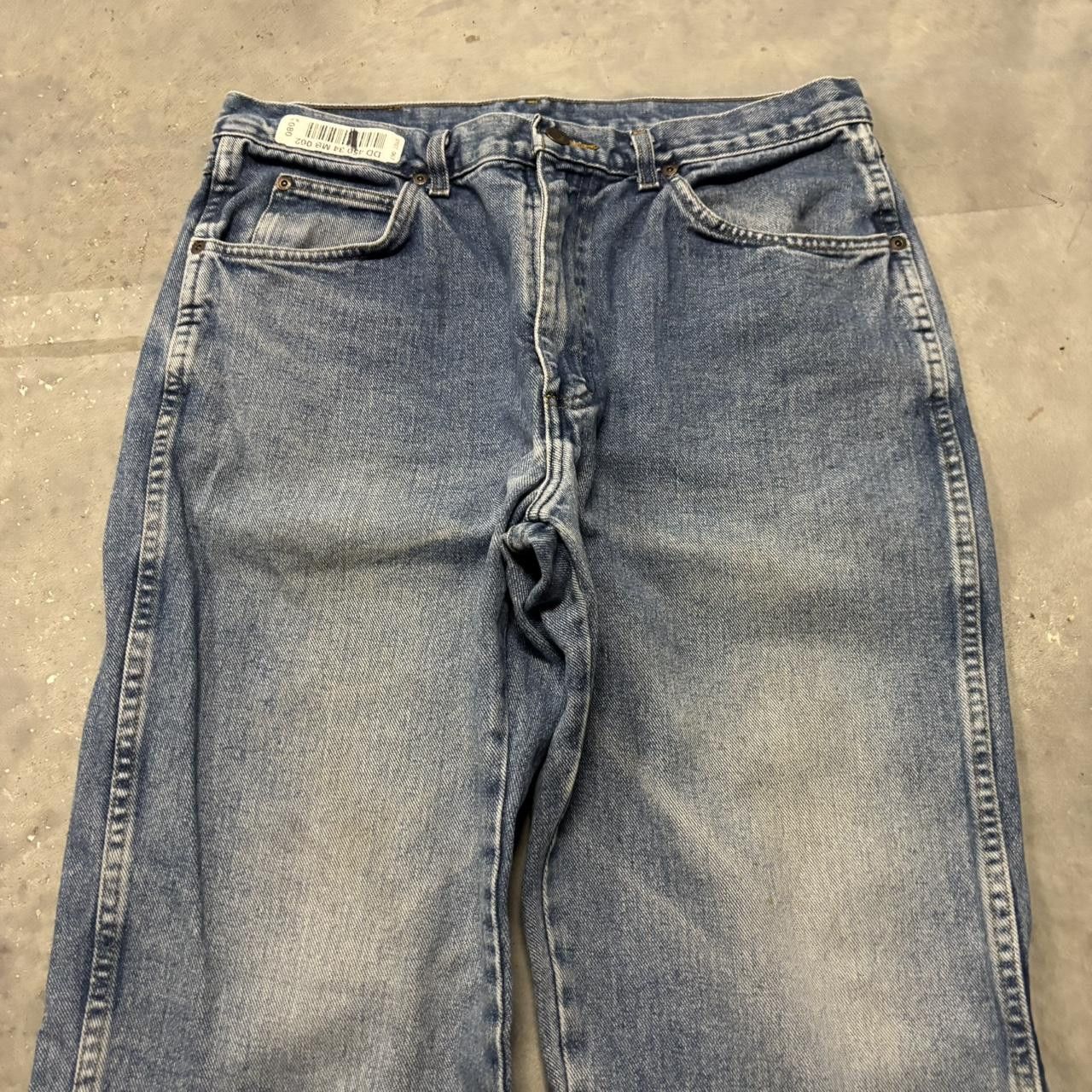 Japanese Brand × Vintage Crazy Vintage Y2K/2000s Grunge Faded Wash Denim Jeans! Size US 32 / EU 48 - 5 Thumbnail