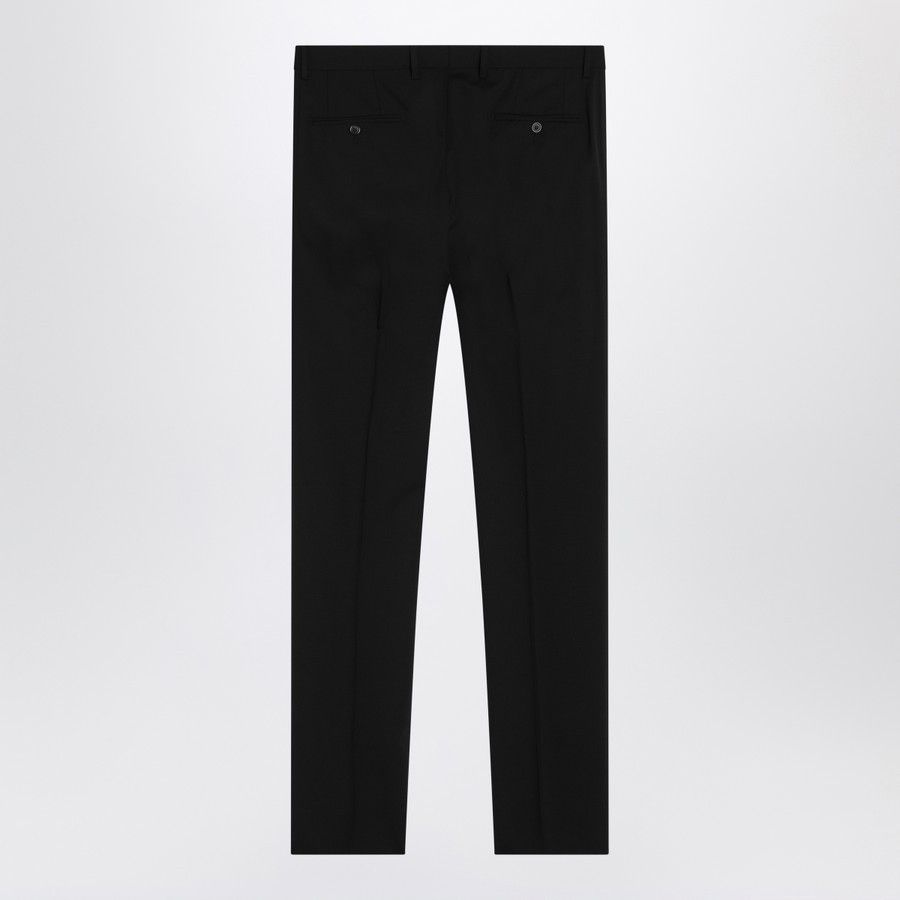 Dolce & Gabbana o1d2blof0226 Single Breasted Virgin Wool Suit in Black Size US 30 / EU 46 - 4 Thumbnail
