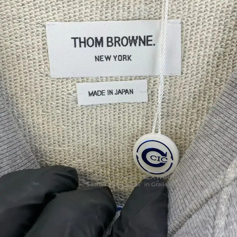 Thom Browne Thom Browne Gray Striped Women's Sweatshirt . Size XXS / US 00 / IT 34 - 3 Thumbnail