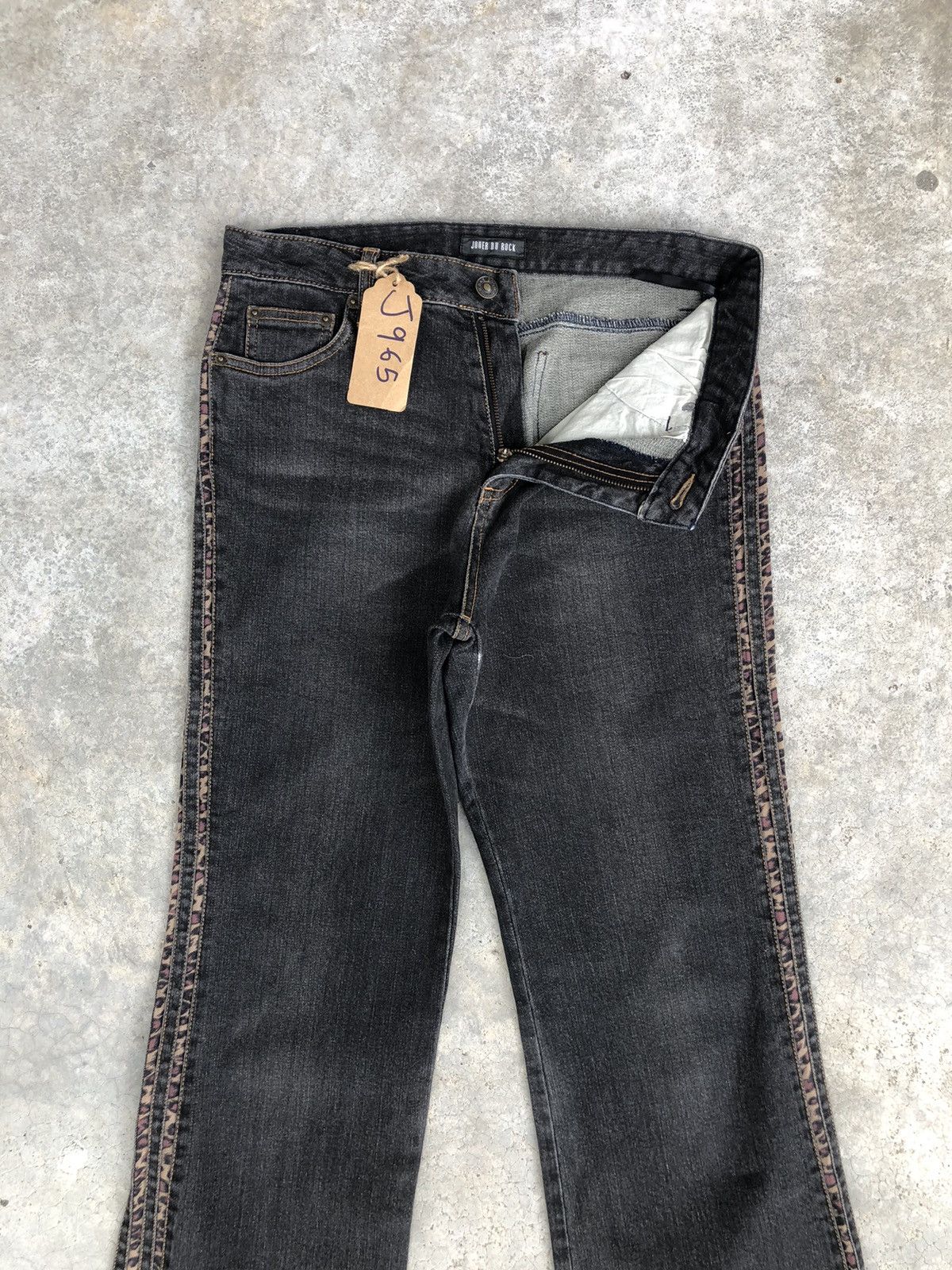 If Six Was Nine Jouer Bu Flared Jeans Distressed Jeans Size US 30 / EU 46 - 3 Thumbnail