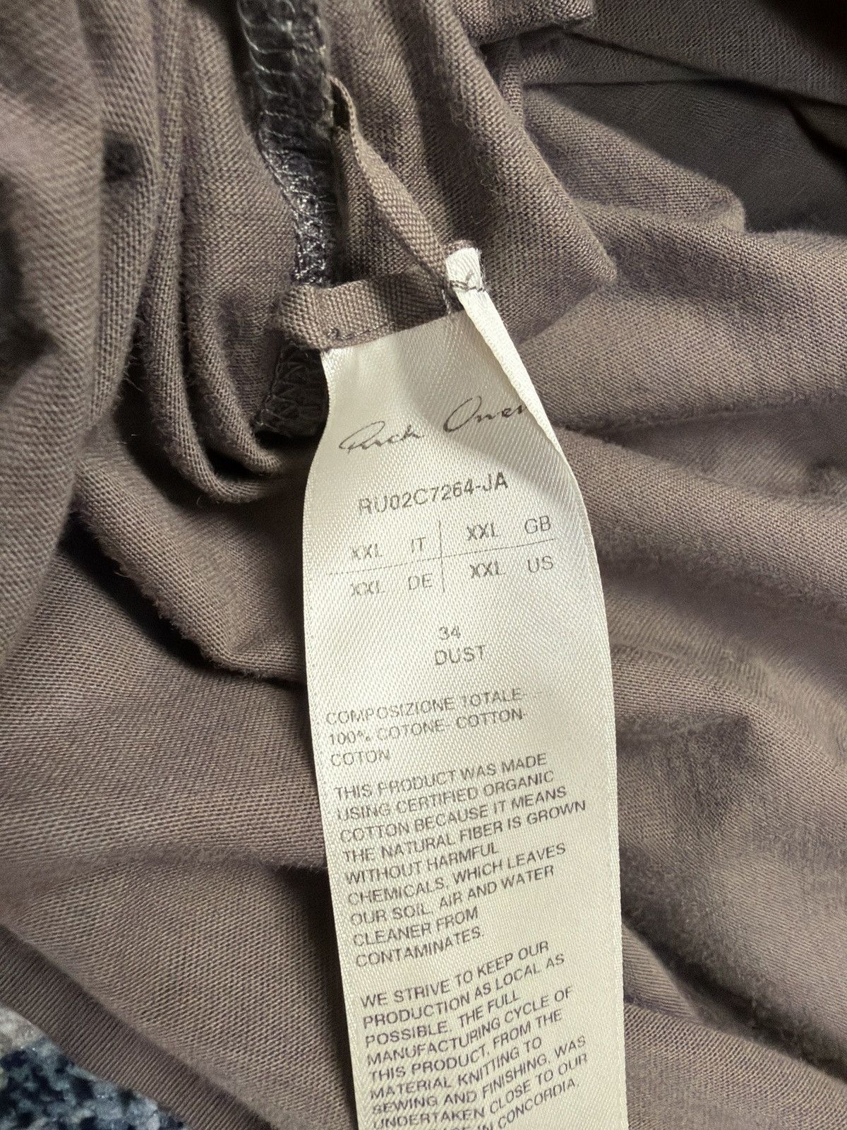 Rick Owens Luxor 23 rick shirt in dust color Size US XXL / EU 58 / 5 - 2 Thumbnail