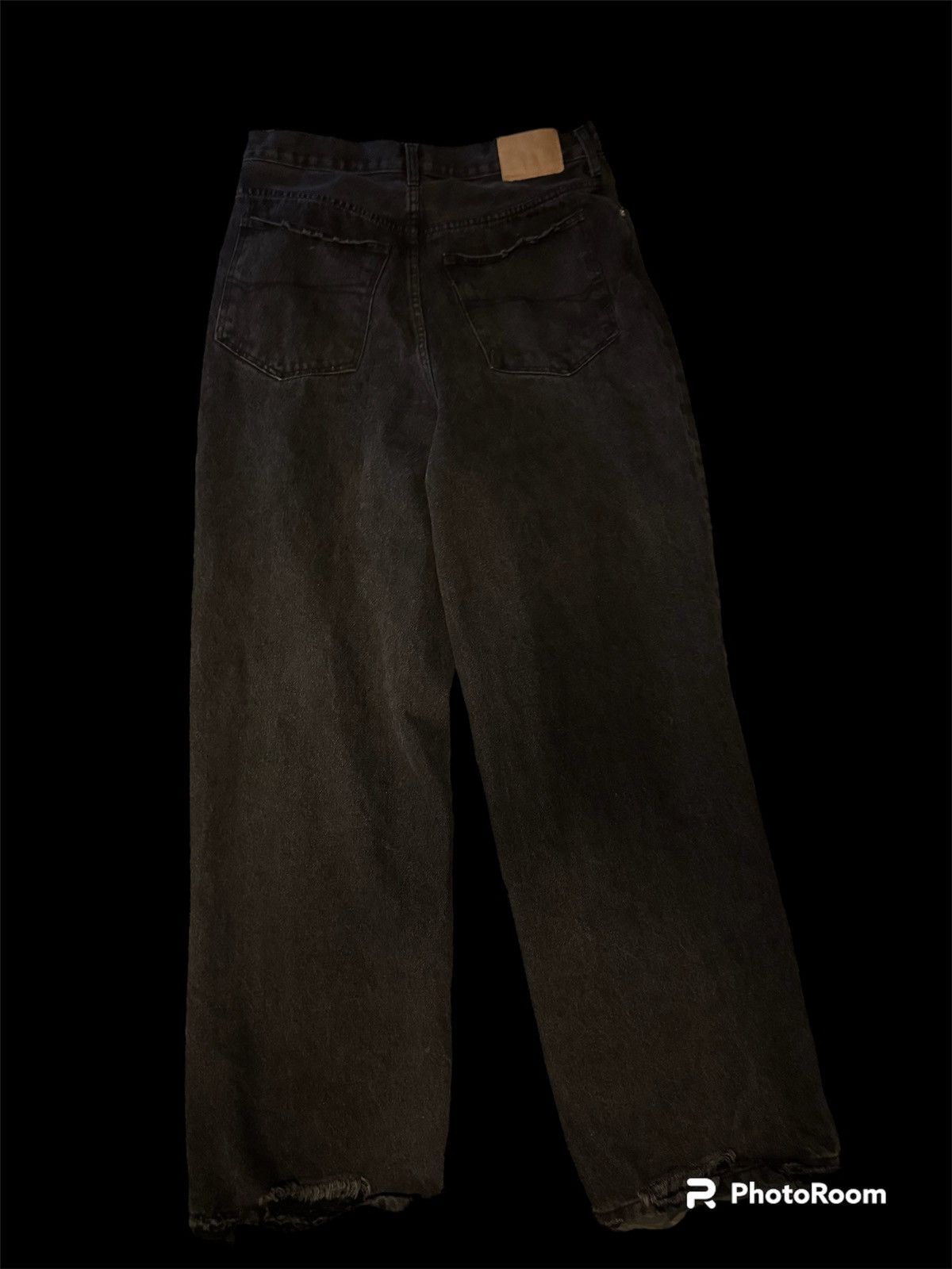 CRAZY BLACK BAGGY DENIM