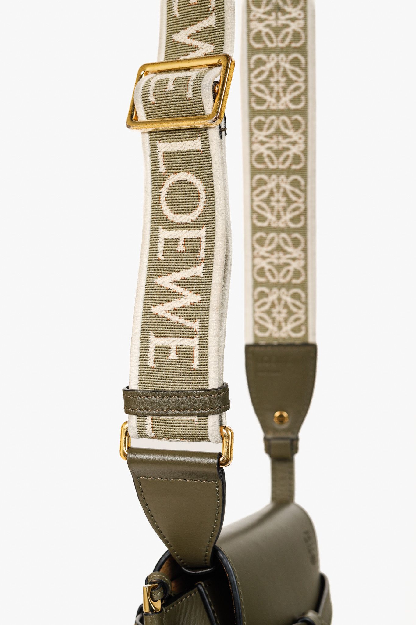 Loewe Loewe Mini Gate Dual Soft Calfskin & Jacquard Crossbody Bag Size ONE SIZE - 7 Thumbnail