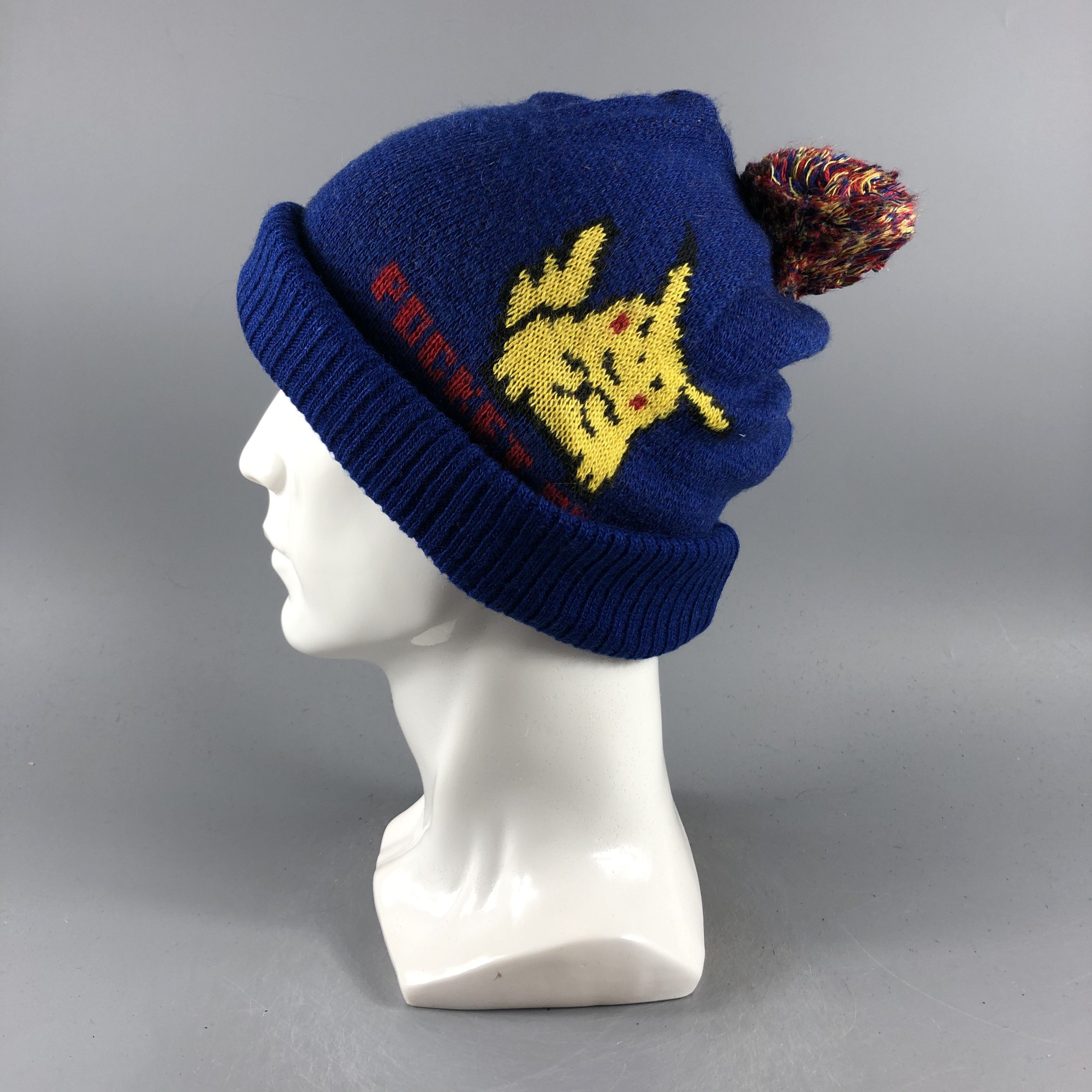 Nintendo × Pokemon × Vintage 90s Pocket Pikachu x Nintendo Beanie Snow Hat Snow Cap -D542 Size ONE SIZE - 1 Thumbnail