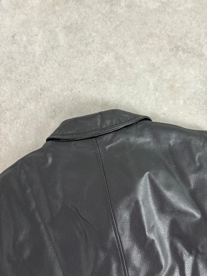 Gianfranco Ferre 1990s Gianfranco Ferré Calfskin Leather Black Jacket Size US M / EU 48-50 / 2 - 6 Thumbnail
