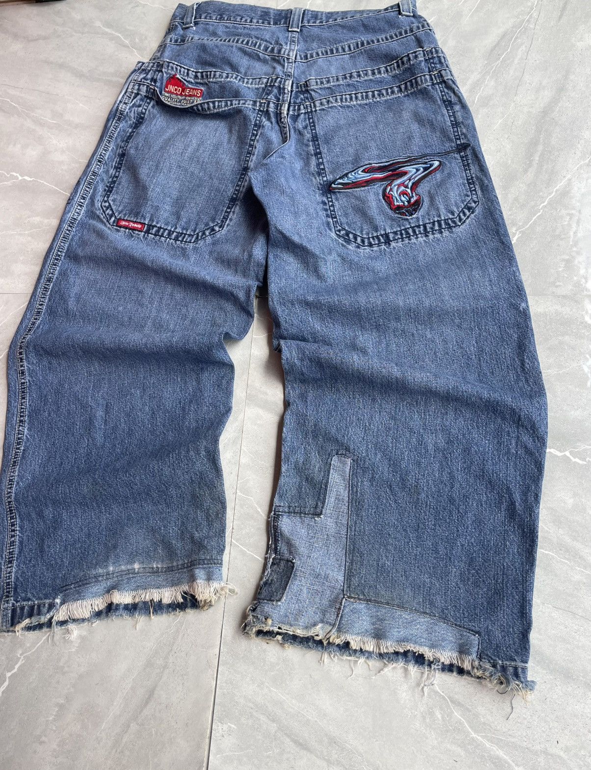 JNCO RARE JNCO TRIBALS SNAKE SKULL Size US 34 / EU 50 - 4 Thumbnail