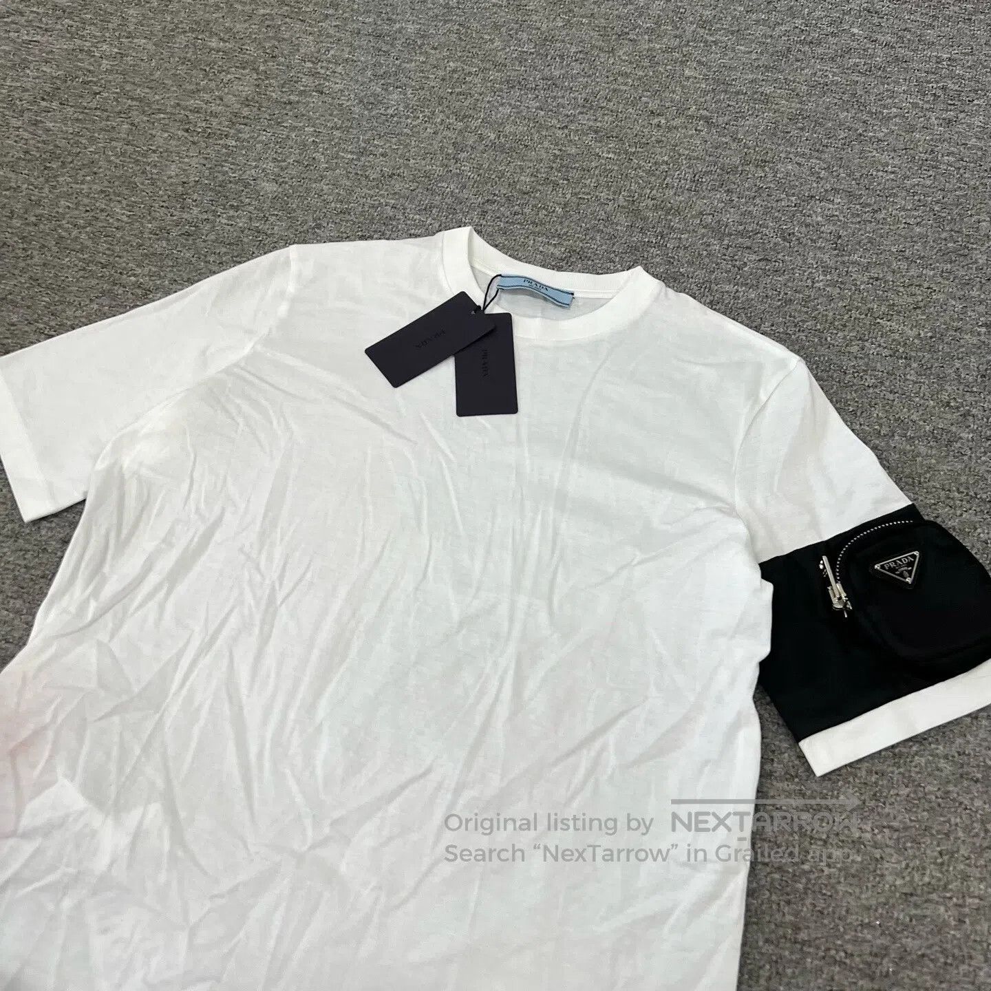 Prada Prada Spliced pocket side label T-shirt| Size US XS / EU 42 / 0 - 3 Thumbnail
