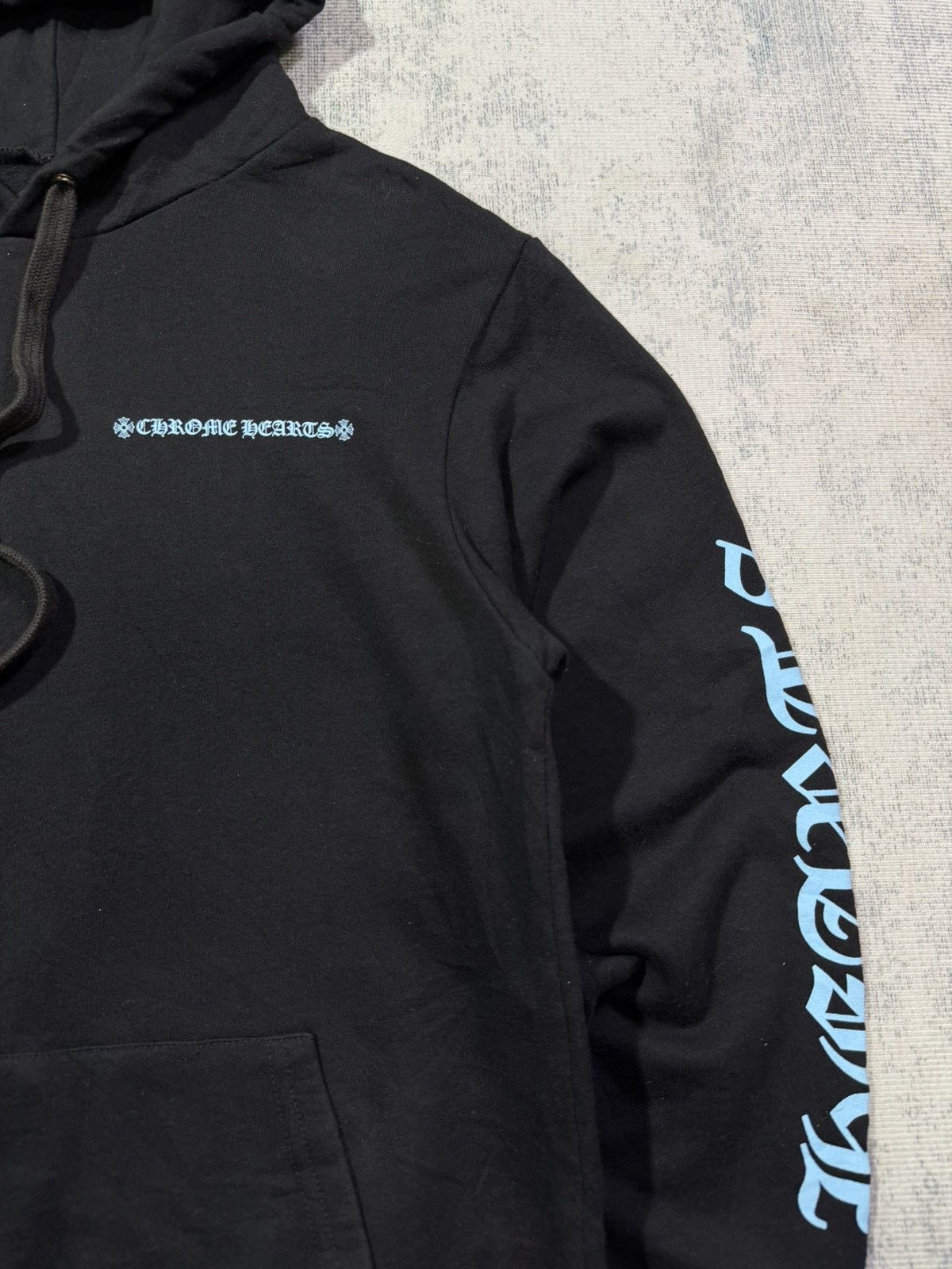Chrome Hearts Chrome Hearts - Blue Spellout Sleeves Pullover Size US S / EU 44-46 / 1 - 5 Thumbnail