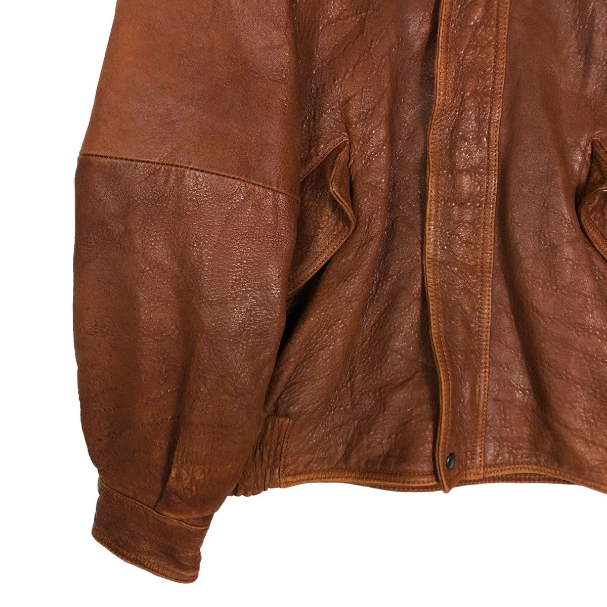 Vintage 🔥VINTAGE FLY BIKER LEATHER JACKET ZUFOLO JAPAN Size US L / EU 52-54 / 3 - 4 Thumbnail