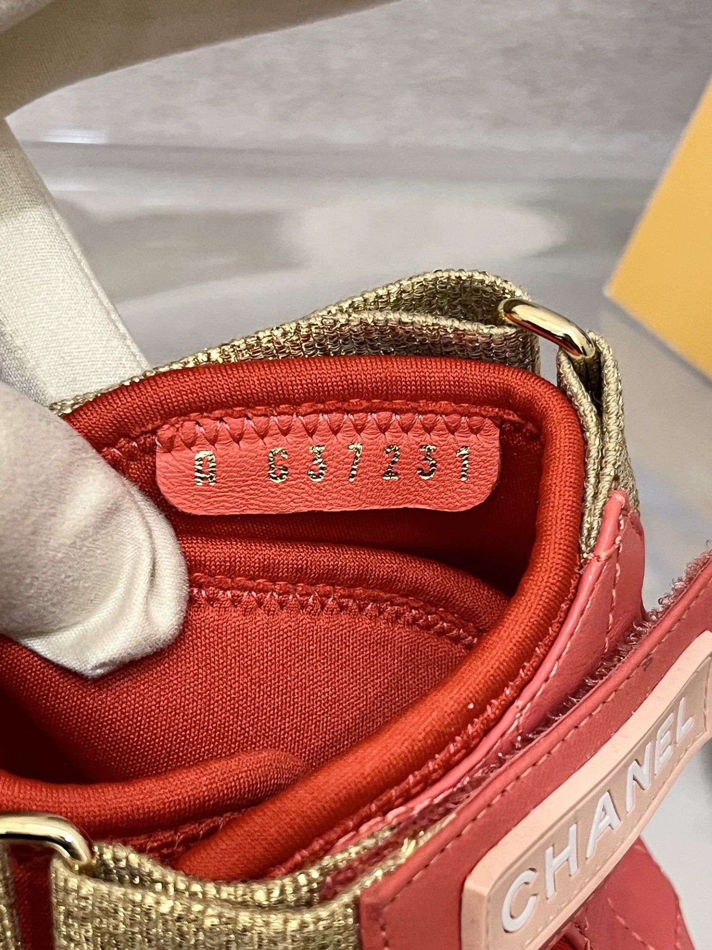 Chanel Chanel Red Velcro Sandals 36 EUR Pre-owned (creases) Size US 5.5 / IT 35.5 - 6 Thumbnail