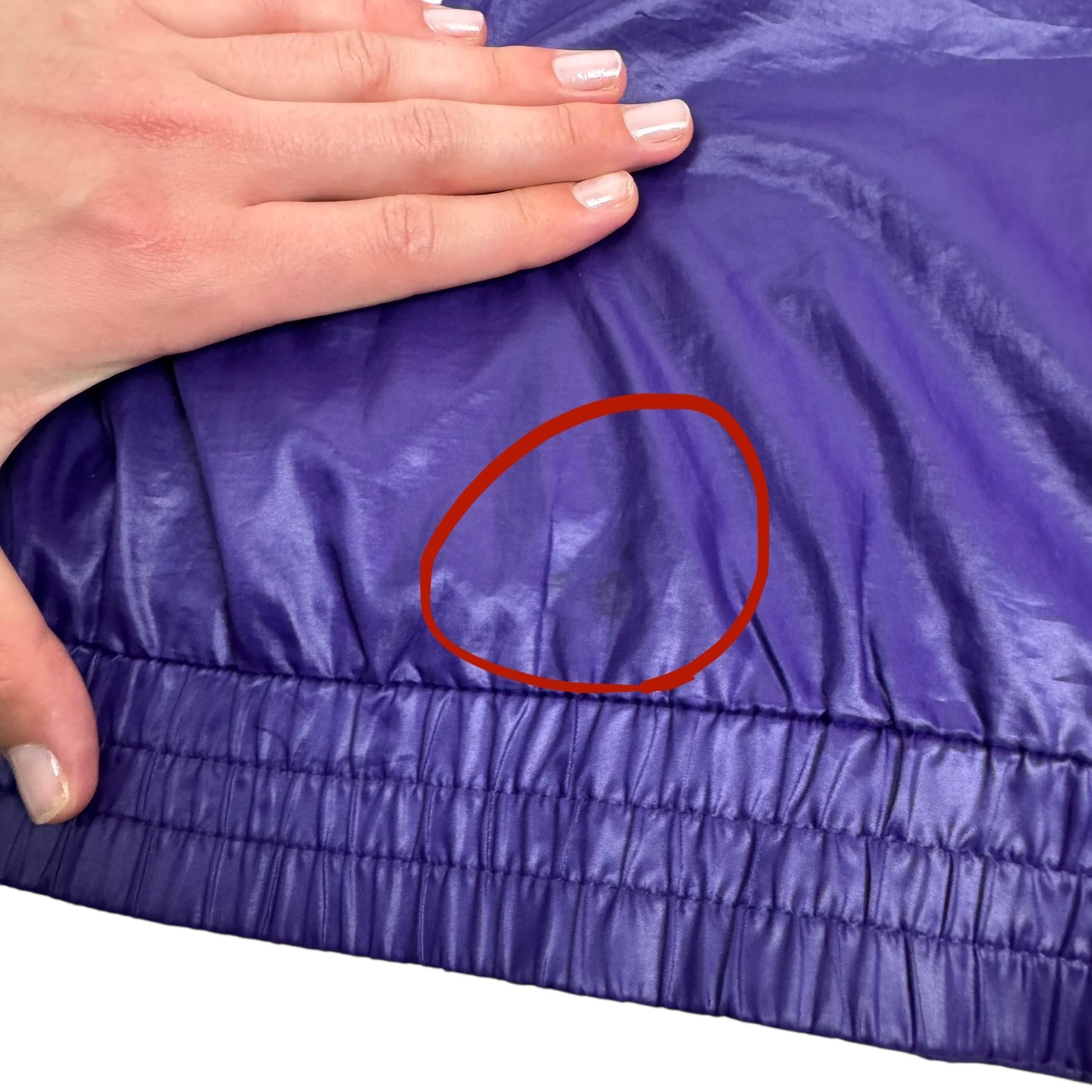 Adidas Adidas K-Way Women's Purple Full Zip Windbreaker Jacket 34 Size XXS / US 00 / IT 34 - 8 Thumbnail