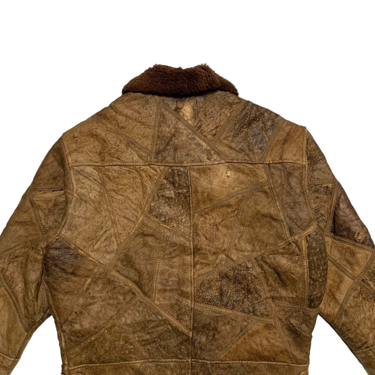 Japanese Brand Vintage Stardom Patchwork Style Leather Jacket Size US M / EU 48-50 / 2 - 11 Thumbnail