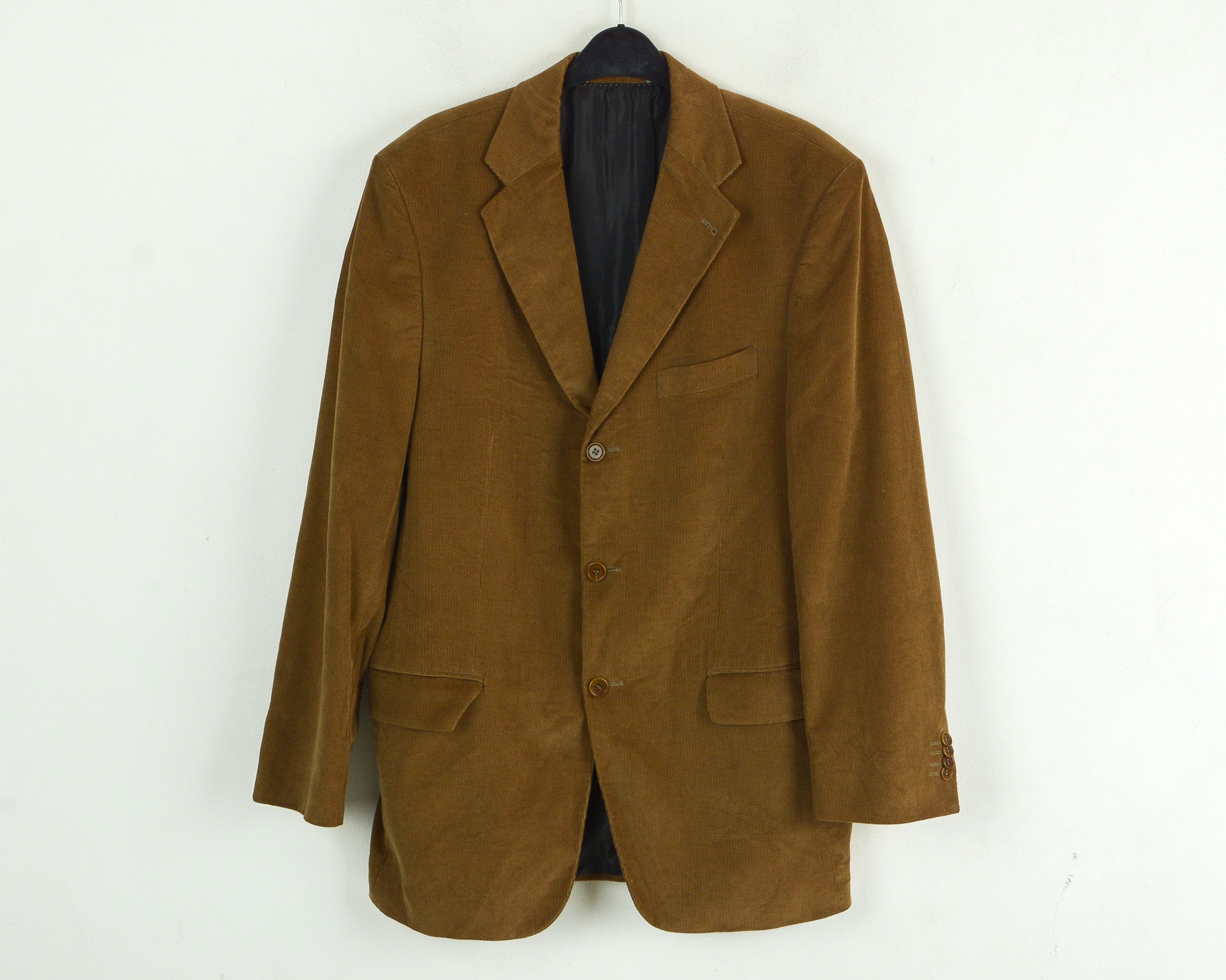 Designer MCNEAL Corduroy Blazer EU 54 Sports Jacket XL Brown Formal Size 44R - 1 Thumbnail