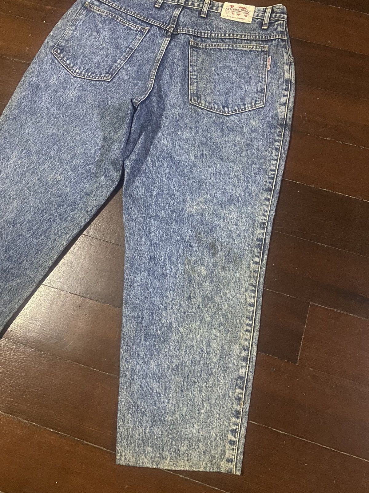 Blue Blue Japan × Designer Fire 🔥 BLUE WAY japan denim stone wash acid wash baggy Size US 38 / EU 54 - 10 Thumbnail