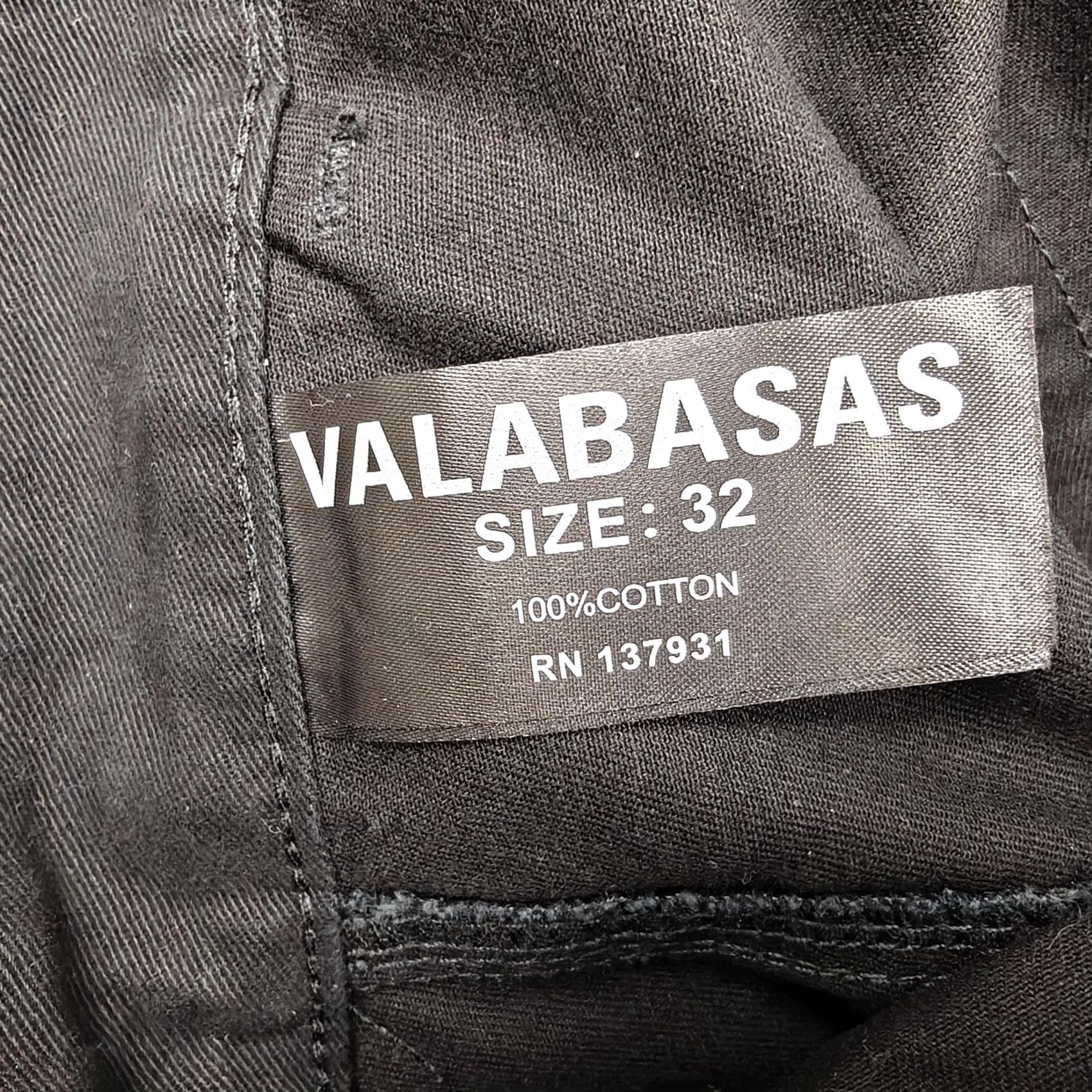 Vintage Valabasas Cargo Shorts Mens 32 Black Floral Rhinestone Canvas Streetwear Pockets Size US 32 / EU 48 - 5 Thumbnail