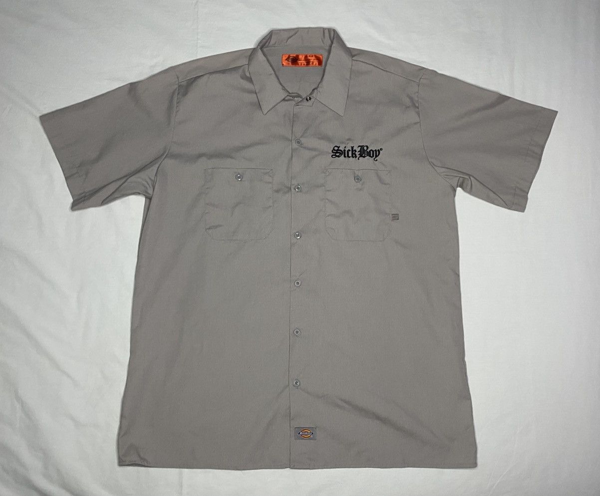 Dickies Men’s Sick Boy Motorcycles Button Down Gray Men’s XL Shirt Size US XL / EU 56 / 4 - 2 Thumbnail