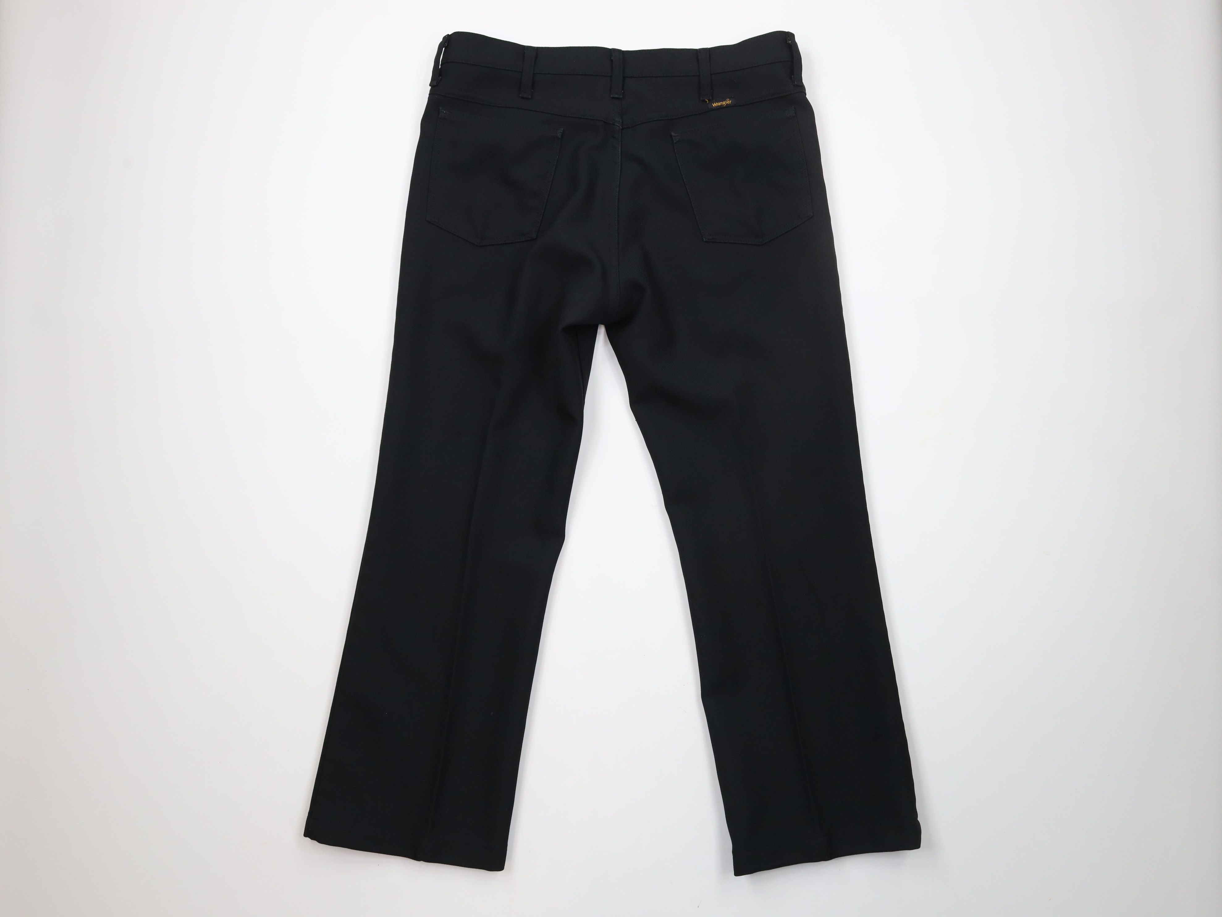 Vintage × Wrangler Vintage 90s Wrangler Wide Leg Western Chino Pants Black Size US 34 / EU 50 - 8 Thumbnail