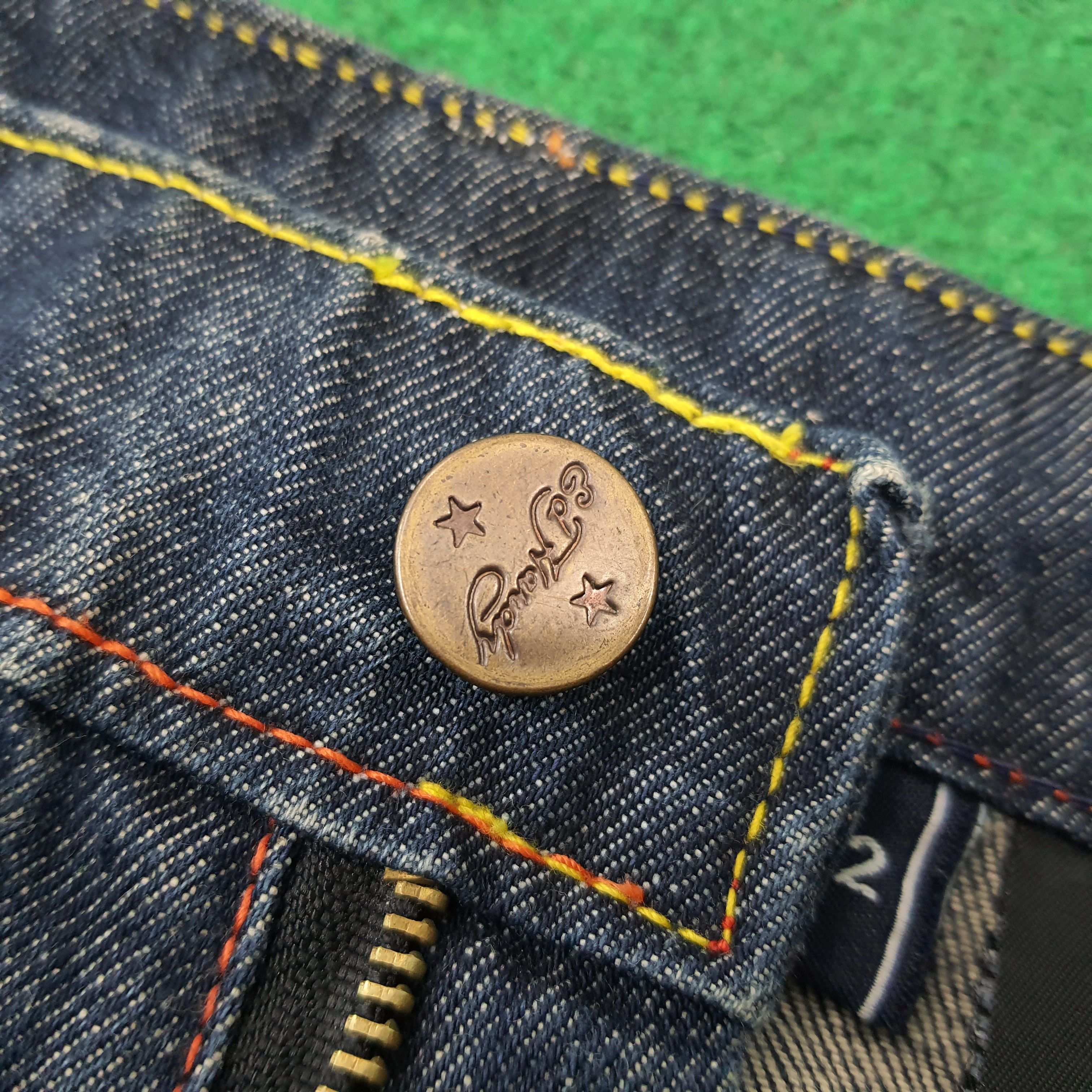 Ed Hardy Vintage Ed Hardy Skull Embroidered Custom Logo Jeans C272N18 Size US 43 - 10 Thumbnail