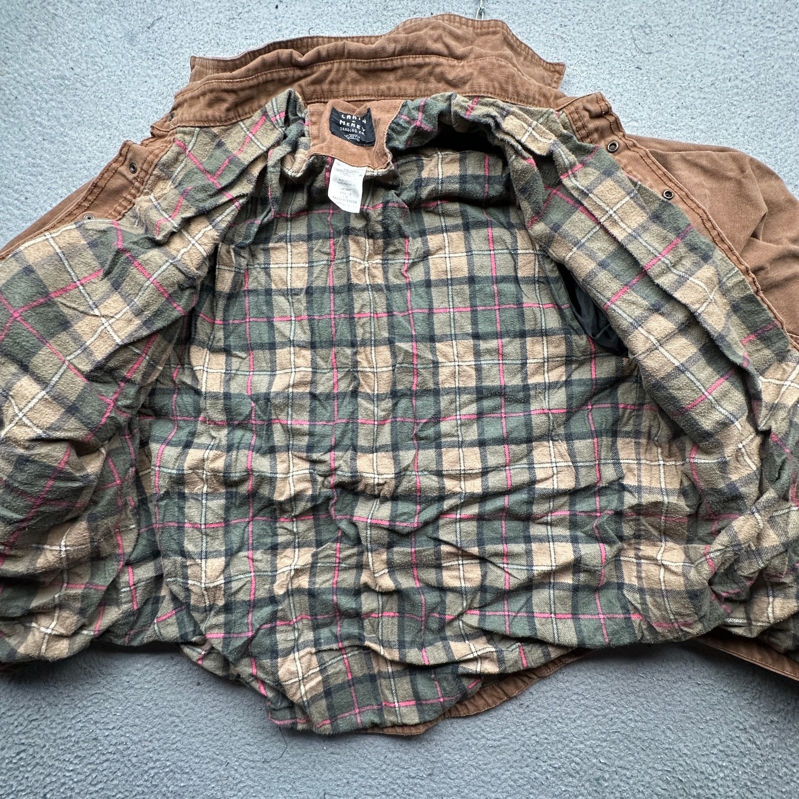 Other Lakin McKey Trading Co Key Duck Canvas Shirt Shacket Brown Size US L / EU 52-54 / 3 - 8 Thumbnail