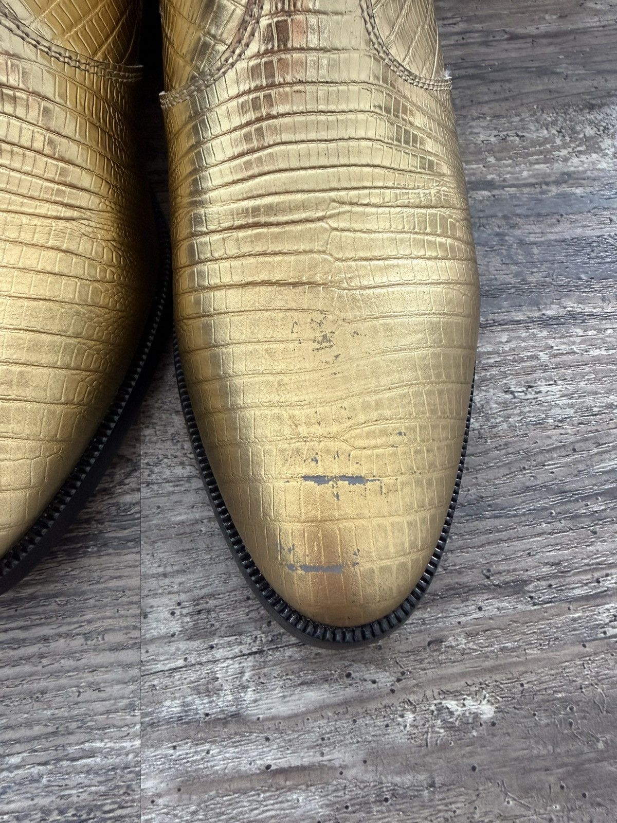 Vivienne Westwood NWD - Vivienne Westwood Gold tone Snake Western Boots Size US 11 / IT 41 - 4 Thumbnail
