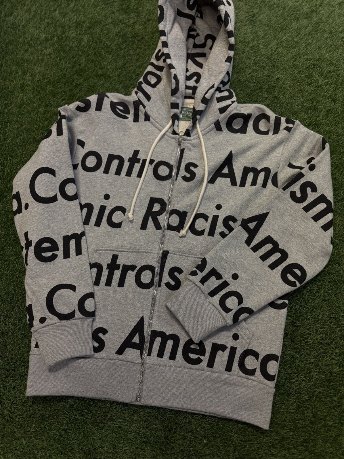 DENIM TEARS Denim Tears Systematic Racism Controls America Hoodie Small Size US S / EU 44-46 / 1 - 2 Thumbnail