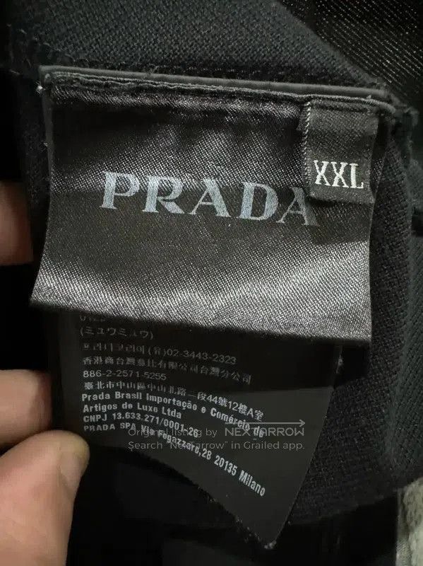 Prada Prada Black Cotton Men's Polo Shirt. Size US XXL / EU 58 / 5 - 4 Thumbnail