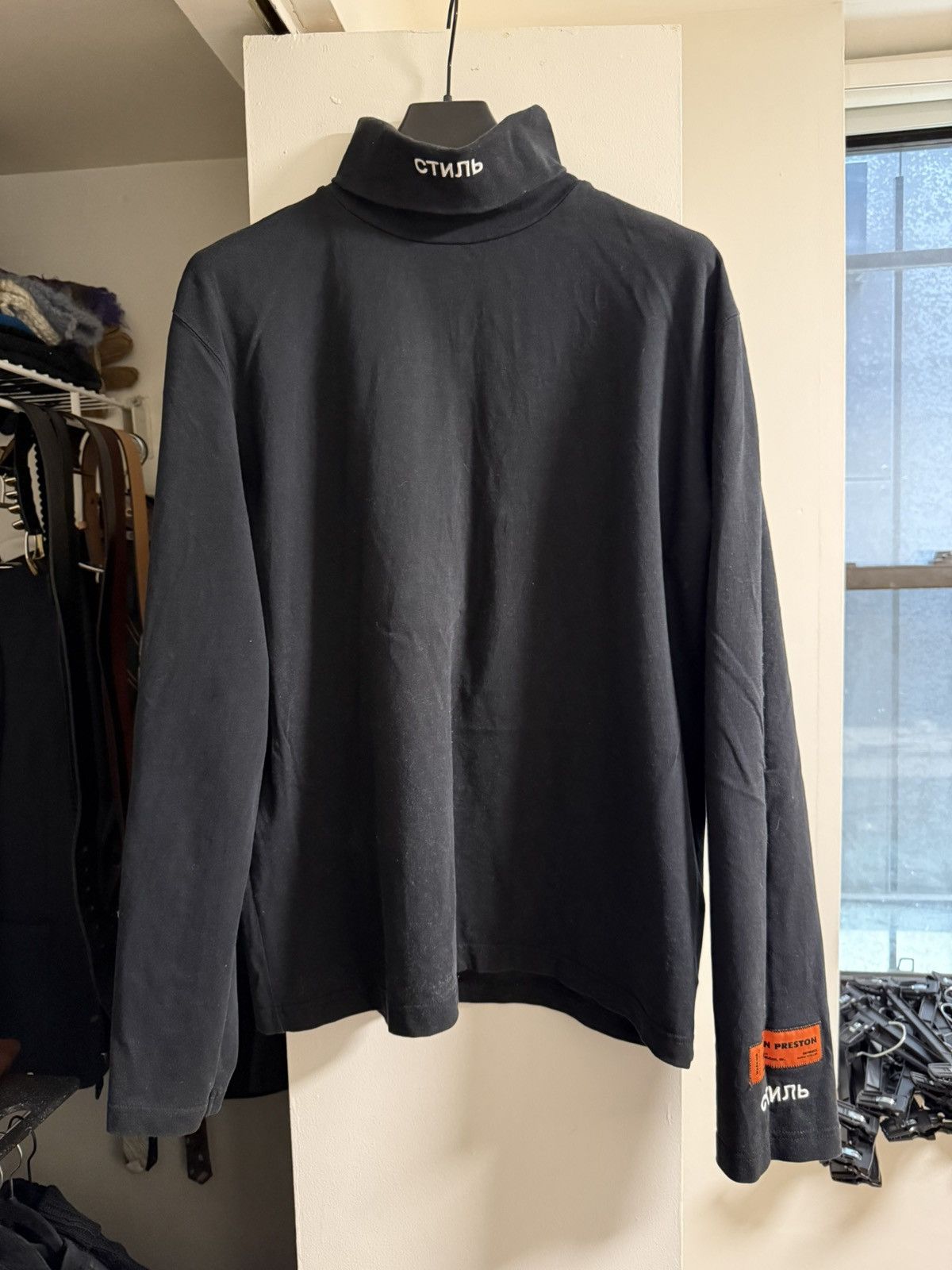 Heron Preston Turtle Neck Long Sleeve T Shirt Size US M / EU 48-50 / 2 - 1 Thumbnail