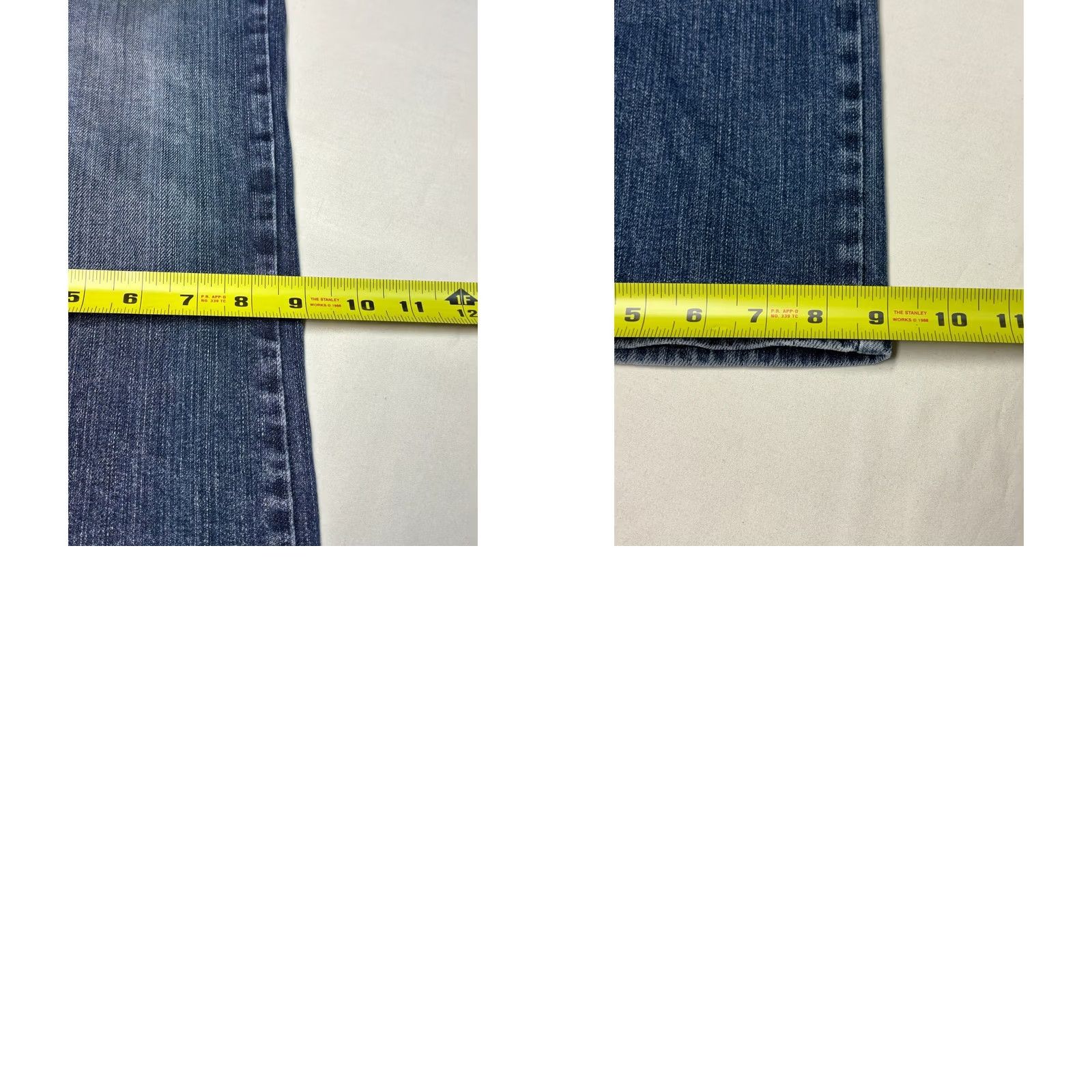 Lucky Brand Vintage Lucky Brand Dungarees Lowrise Boot Leg Mens 34X29 Medium Wash Made USA Size US 34 / EU 50 - 9 Thumbnail