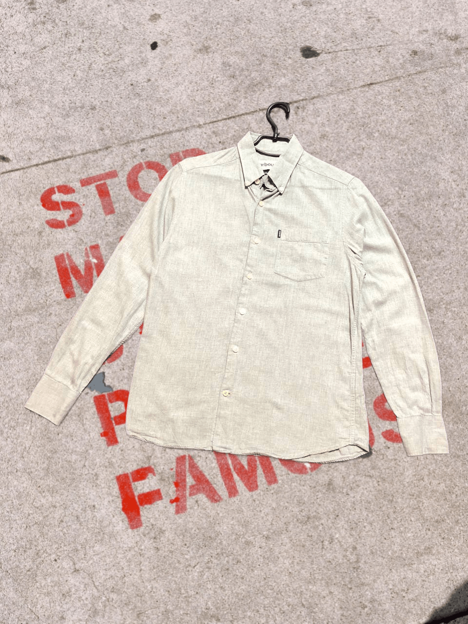 Barbour vintage Barbour Shirt classic streetwear casual 90s Size US S / EU 44-46 / 1 - 1 Thumbnail