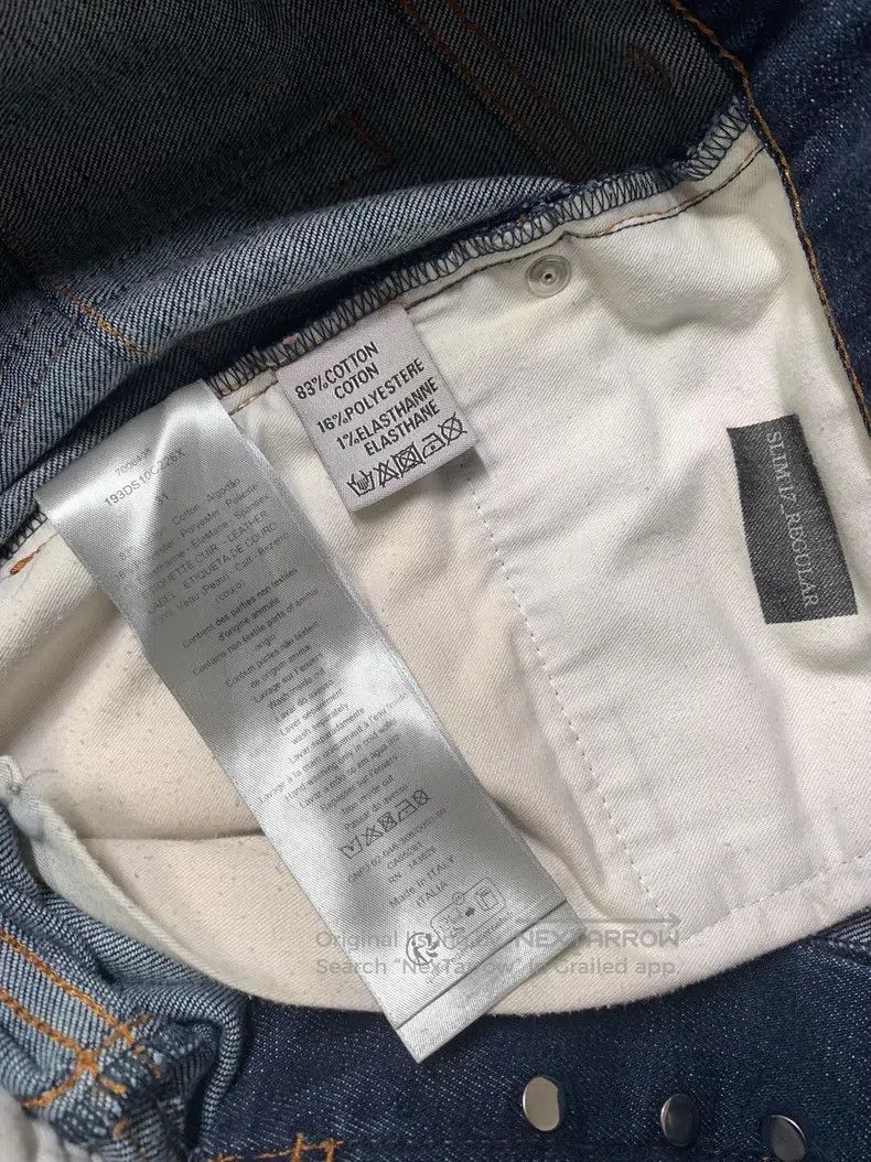 Dior Dior Hem Printed Jeans Size US 31 - 6 Thumbnail