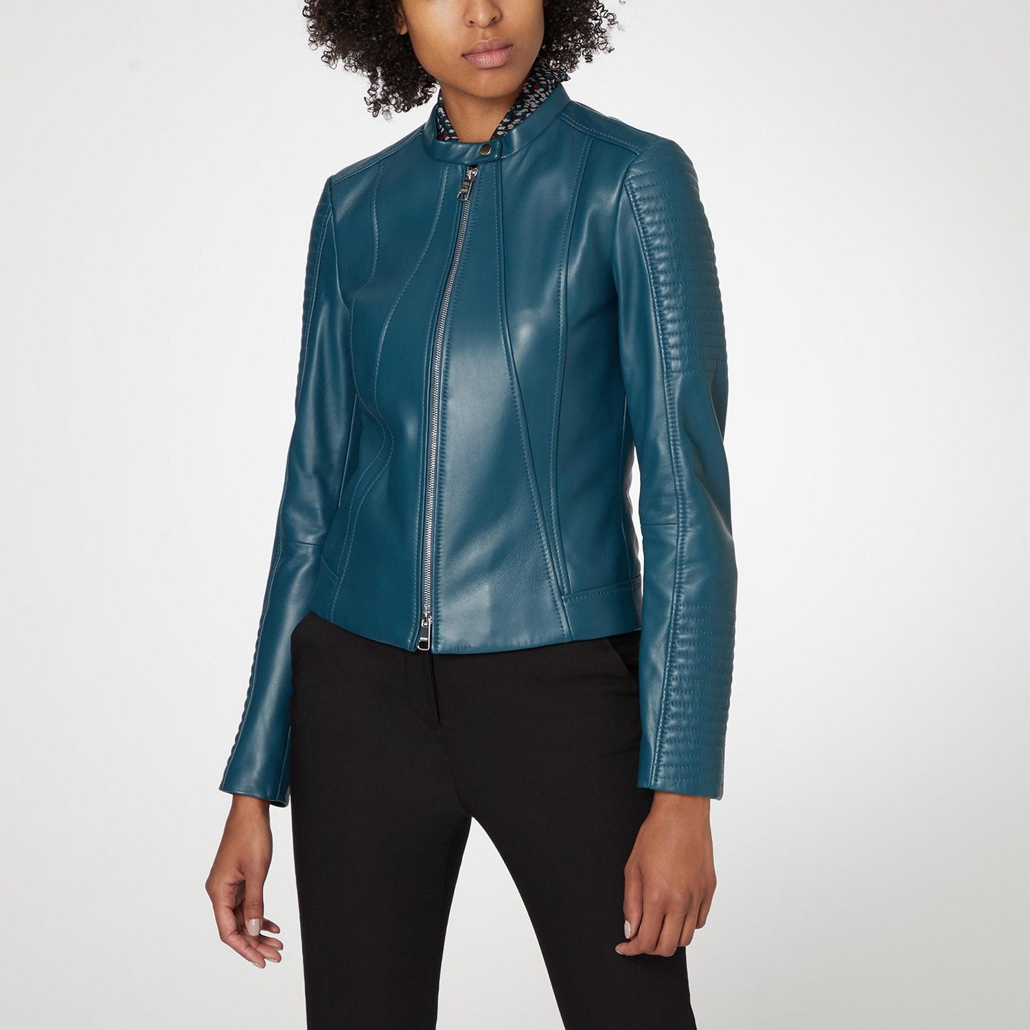 Hugo Boss Hugo Boss Saviza Women s Leather Biker Jacket Luxury Brand Grailed