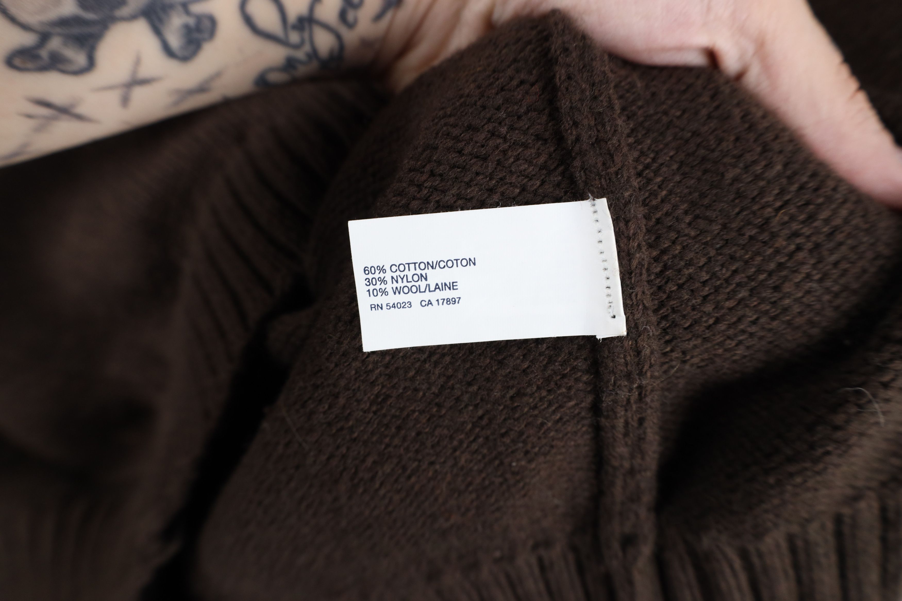 Gap Vintage Y2K Gap Patch Ribbed Knit Half Zip Pullover Sweater Size US L / EU 52-54 / 3 - 11 Thumbnail