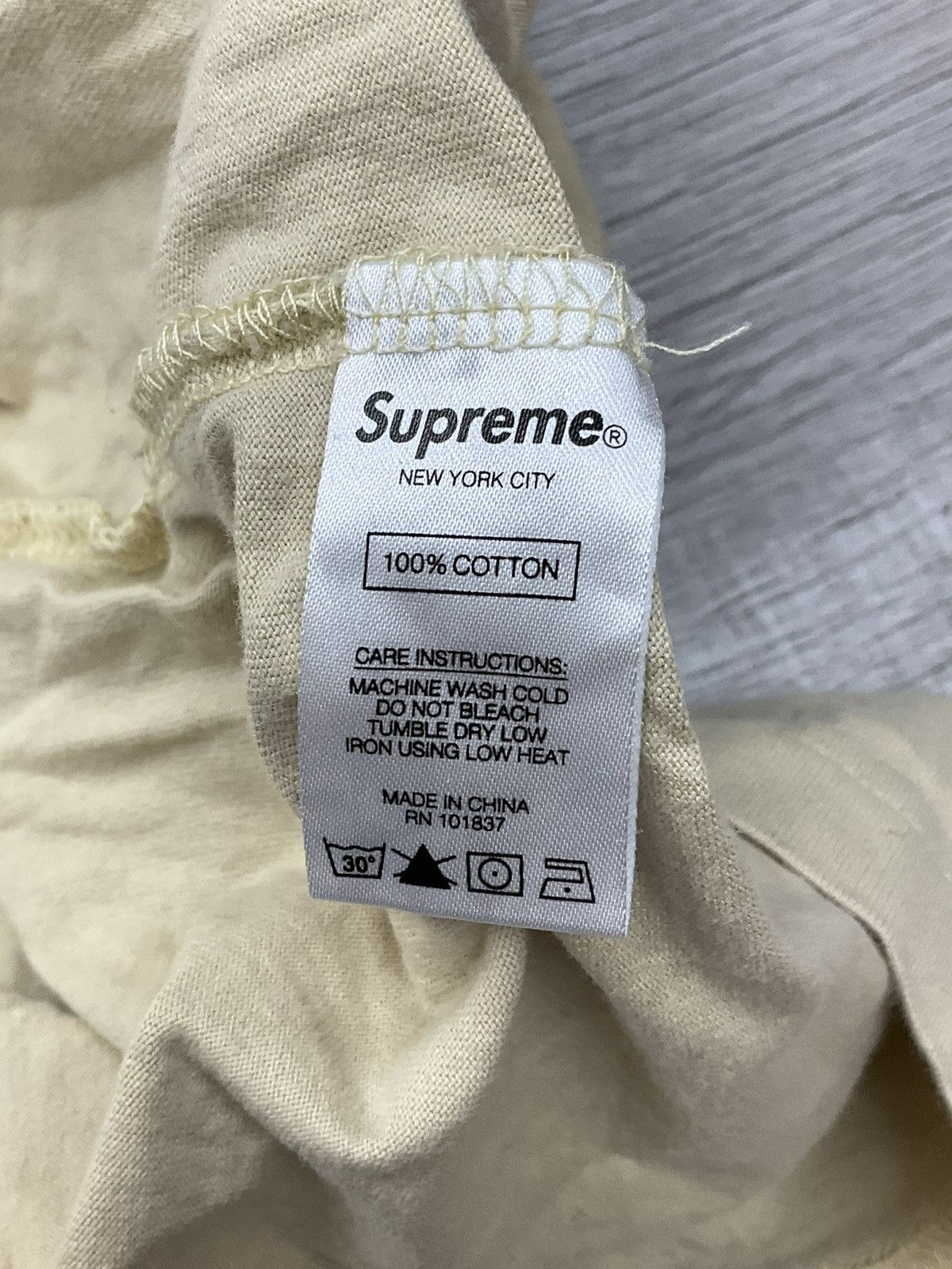 Supreme Supreme SS20 Bevel Text Ringer Tee Size US M / EU 48-50 / 2 - 4 Thumbnail