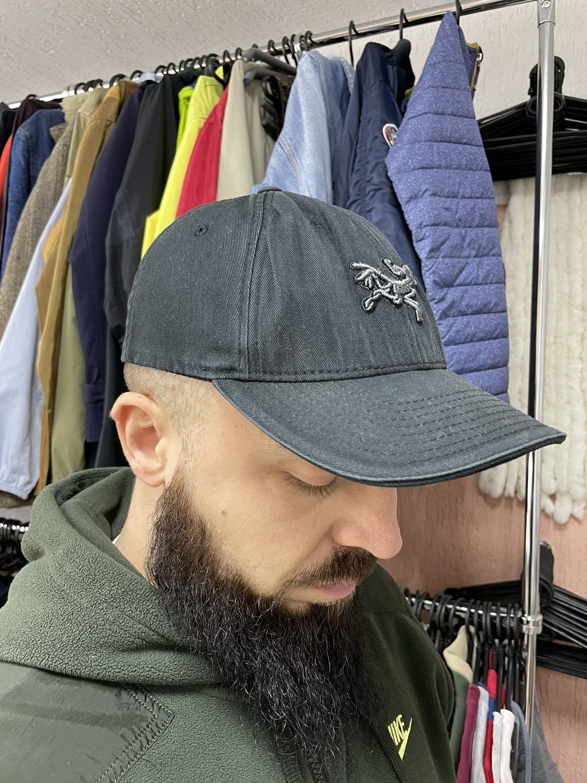 Arc'teryx × Vintage Vintage Arc’teryx Logo Cap Snapback Gorpcore Size ONE SIZE - 15 Thumbnail