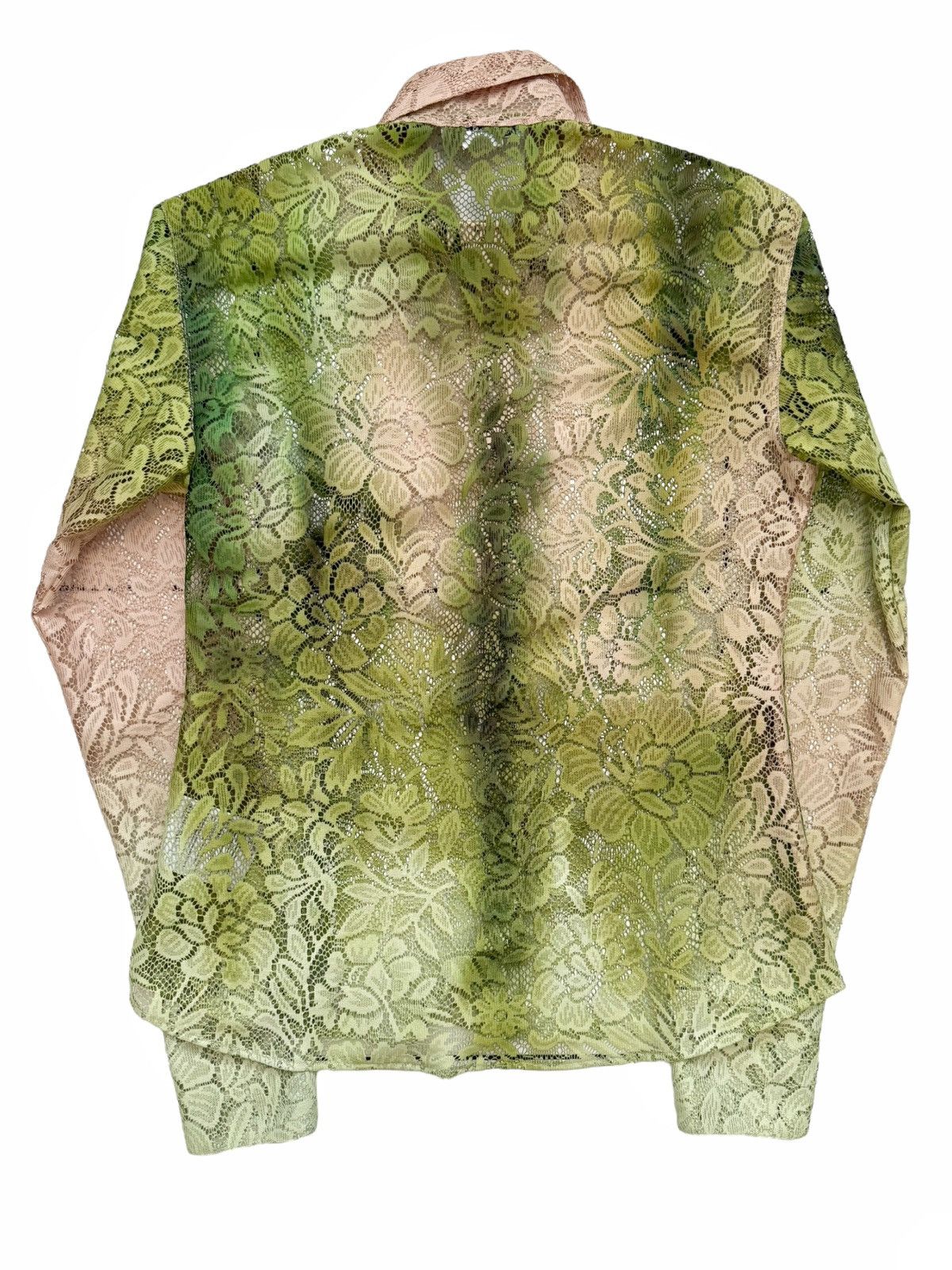 Acne Studios Mesh Foliage Button Shirt Size XS / US 0-2 / IT 36-38 - 2 Thumbnail