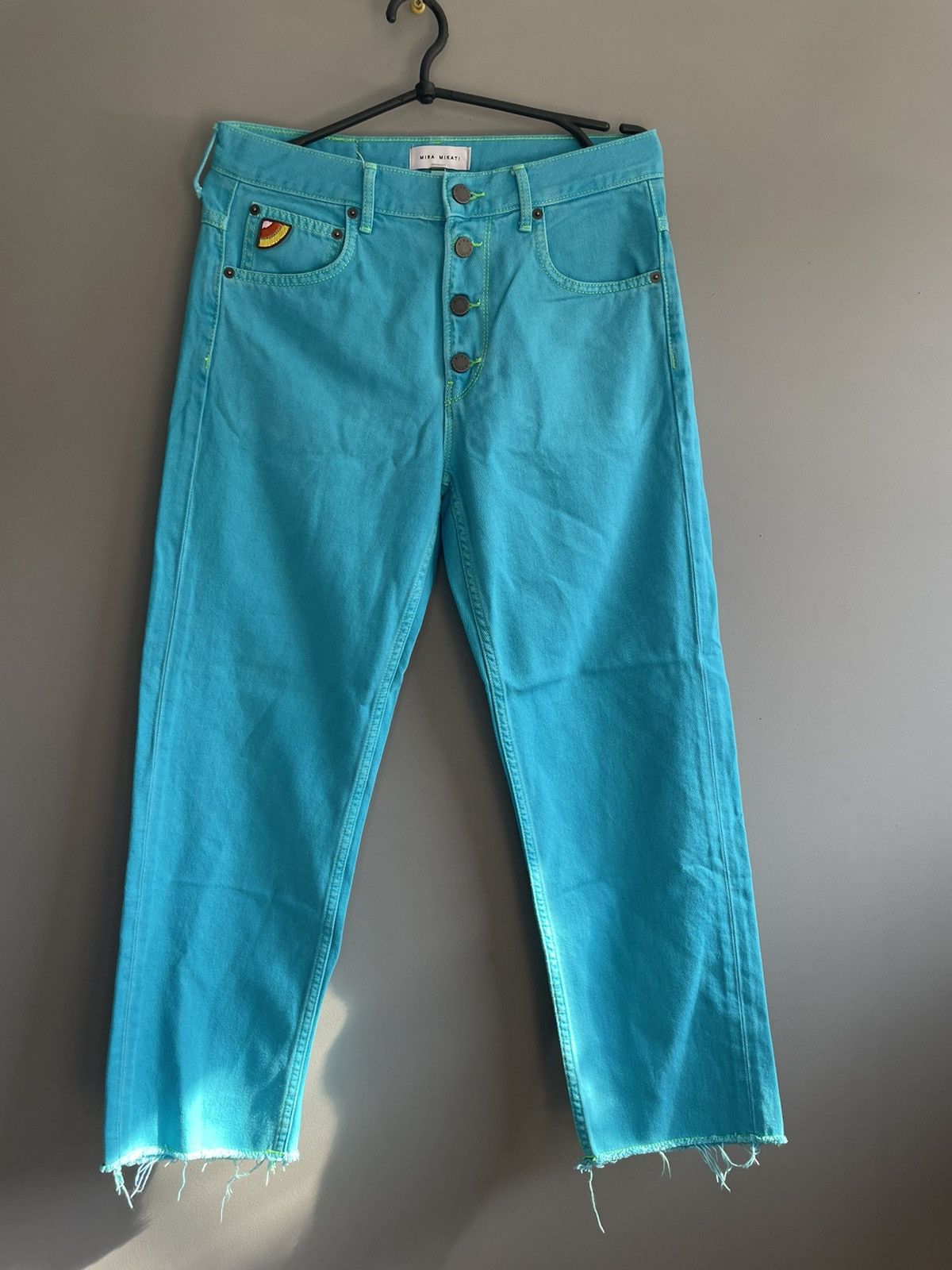 Mira Mikati Mira Mikati y2k Cotton Leans pants size eu36 Size 36" / US 14 / IT 50 - 1 Thumbnail