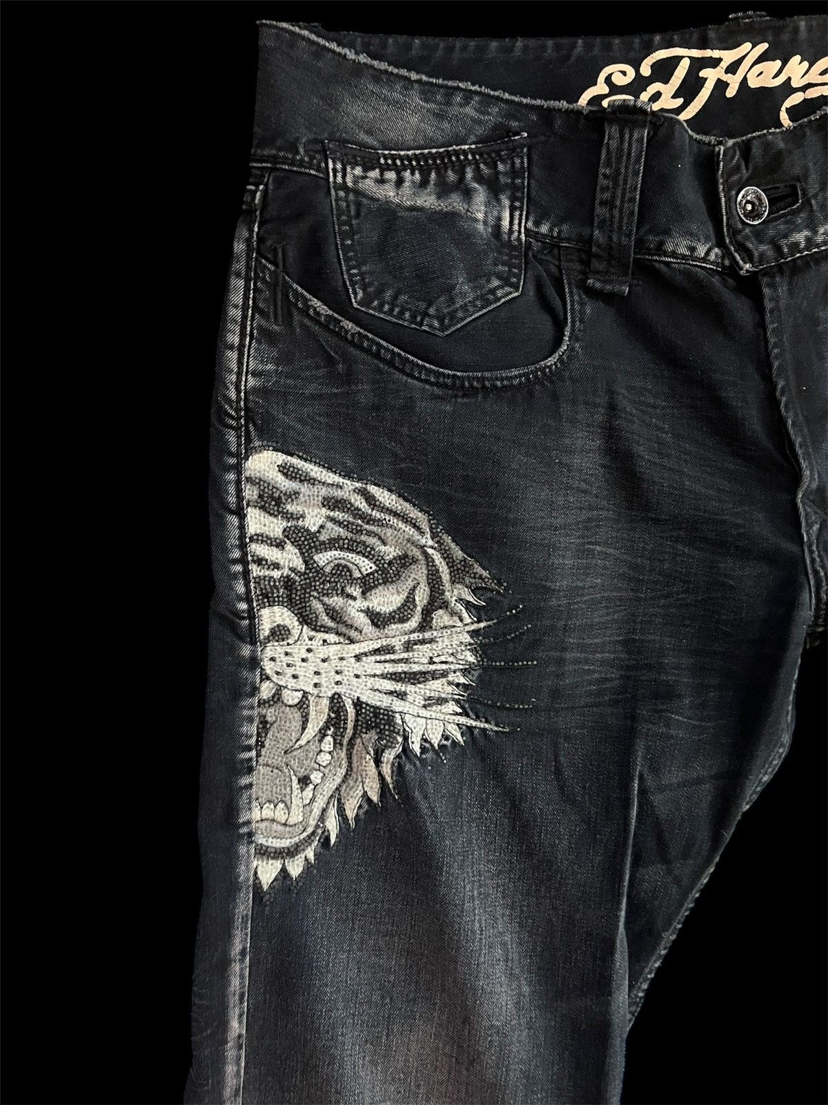 Ed Hardy Y2K super Baggy Ed Hardy jeans Size US 44 / EU 60 - 2 Thumbnail